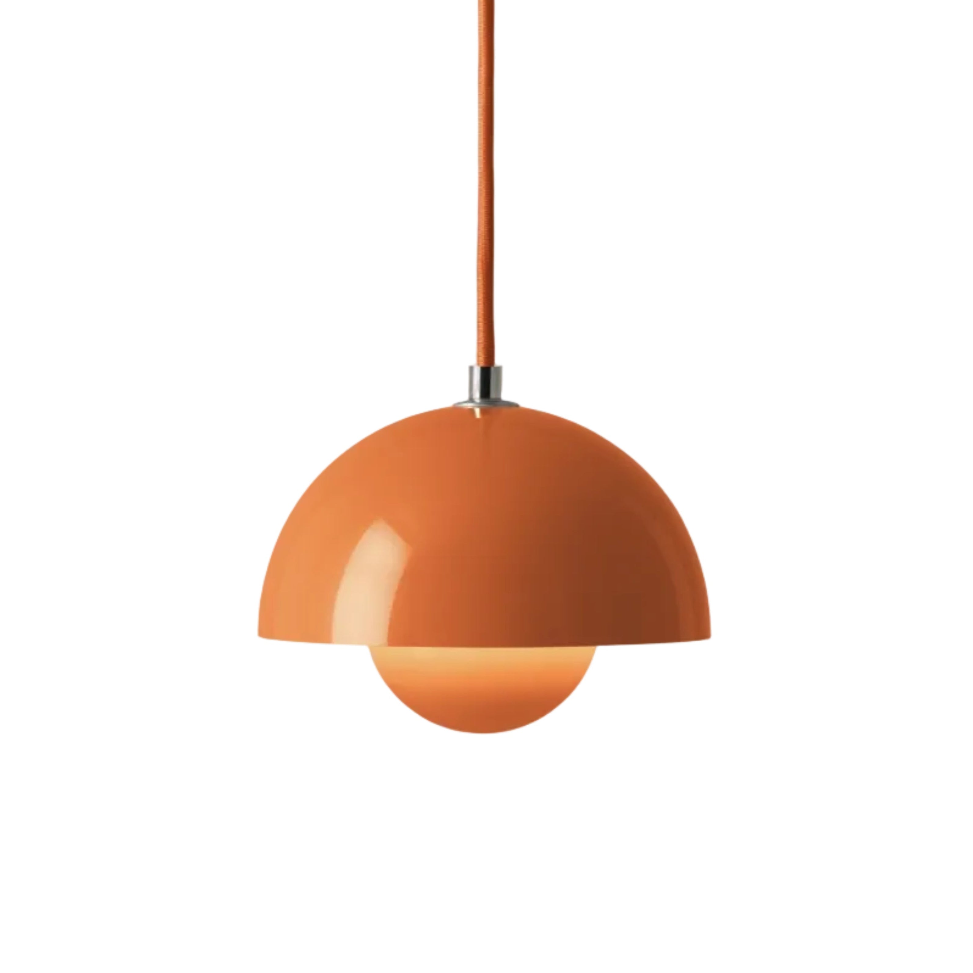 Hängeleuchte FLOWERPOT orange