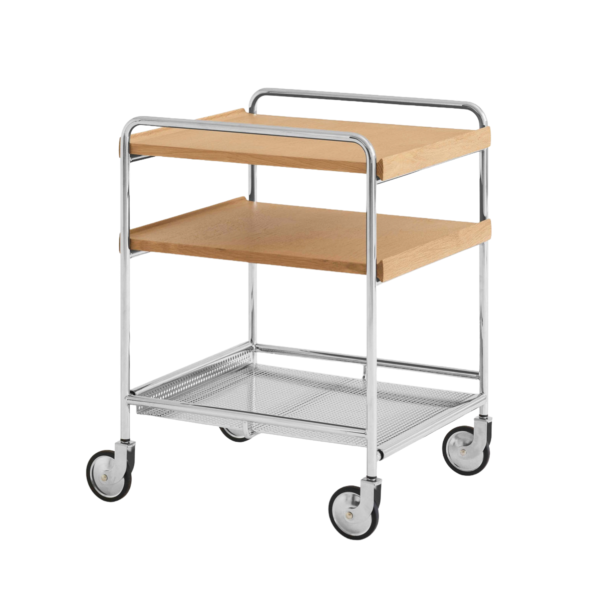 Wagen ALIMA NDS2 verchromt mit Eichenholz