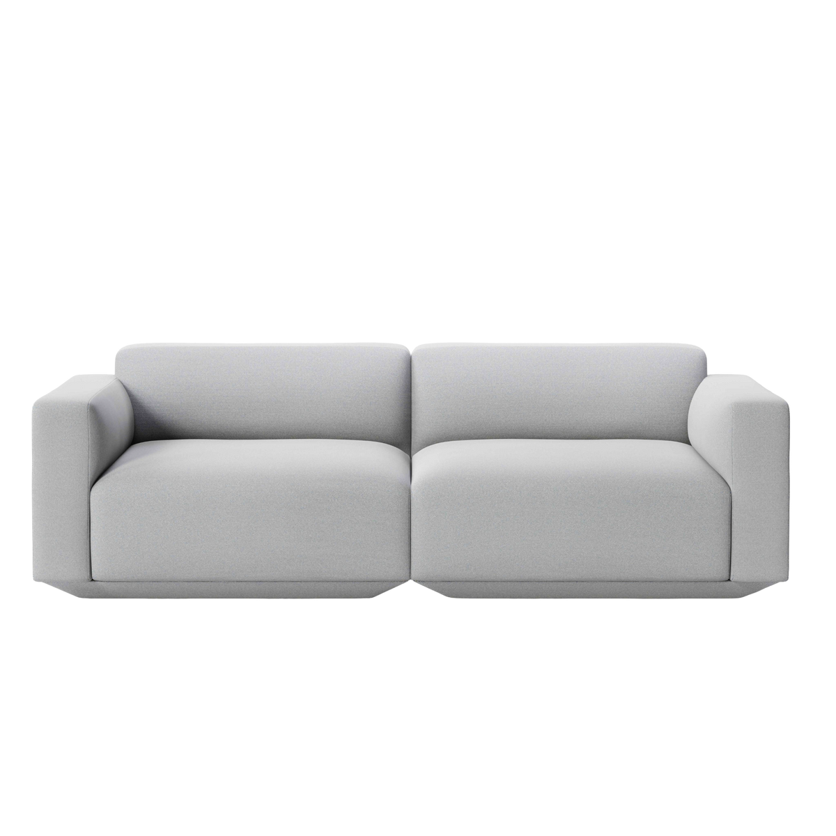 Modulares 3-Sitzer Sofa DEVELIUS hellgrau