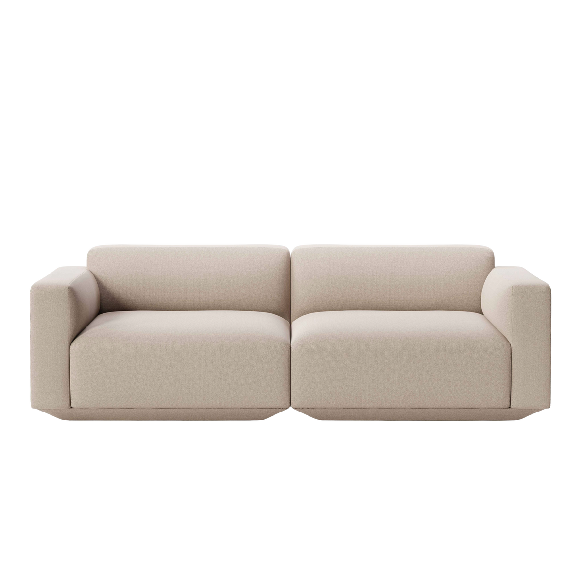 Modulares 3-Sitzer-Sofa DEVELIUS beige
