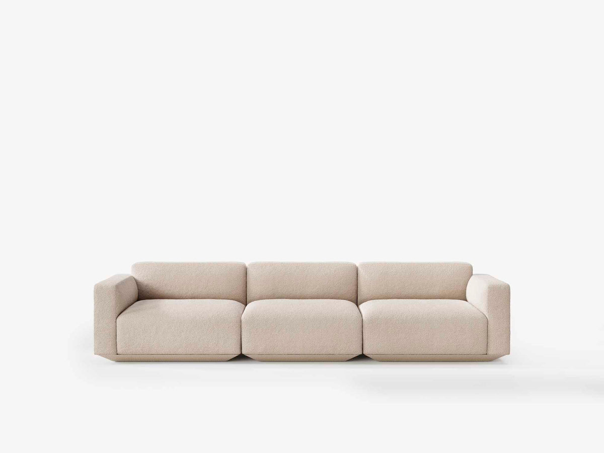 Modulares 4-Sitzer-Sofa DEVELIUS gepolstert
