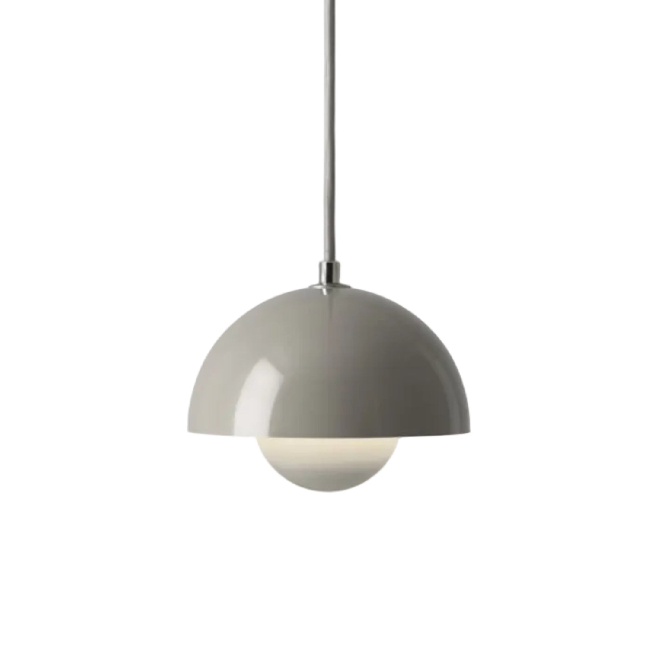 Pendelleuchte FLOWERPOT grau-beige