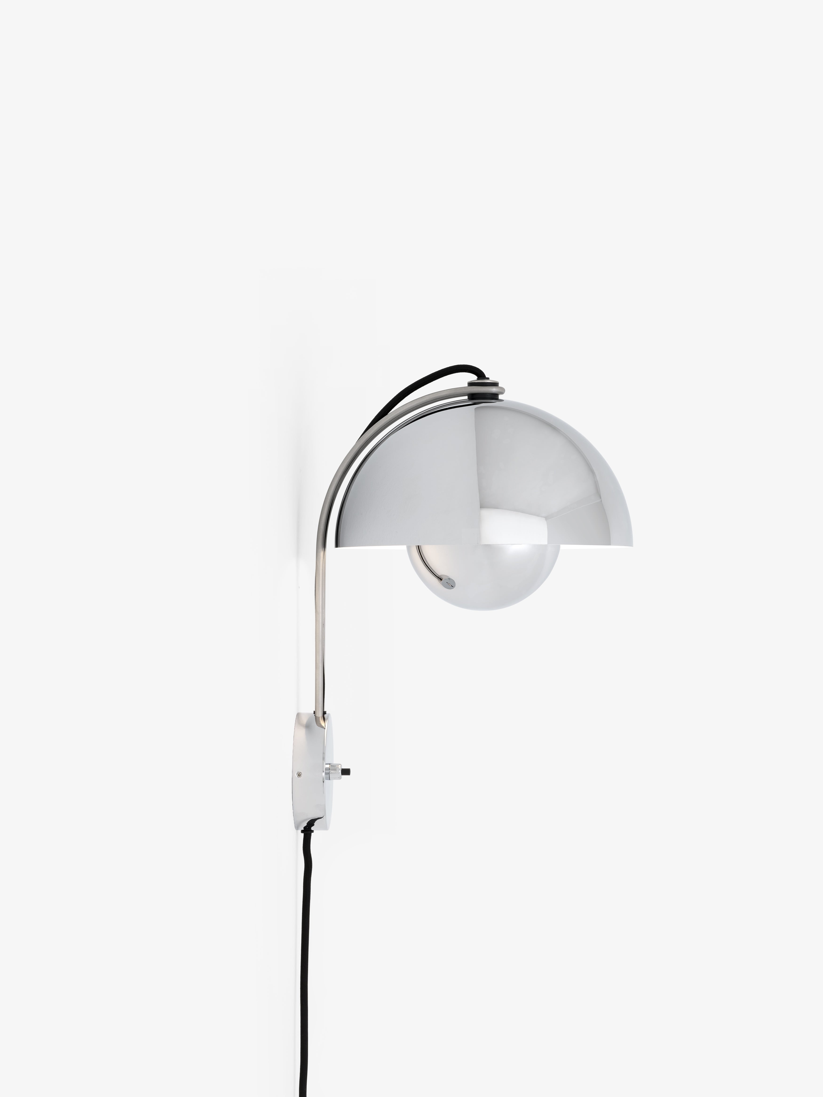 Wandlampe FLOWERPOT VP8 verchromt