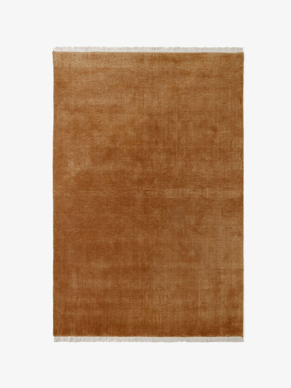 Teppich mit Fransen THE MOOR goldbraun