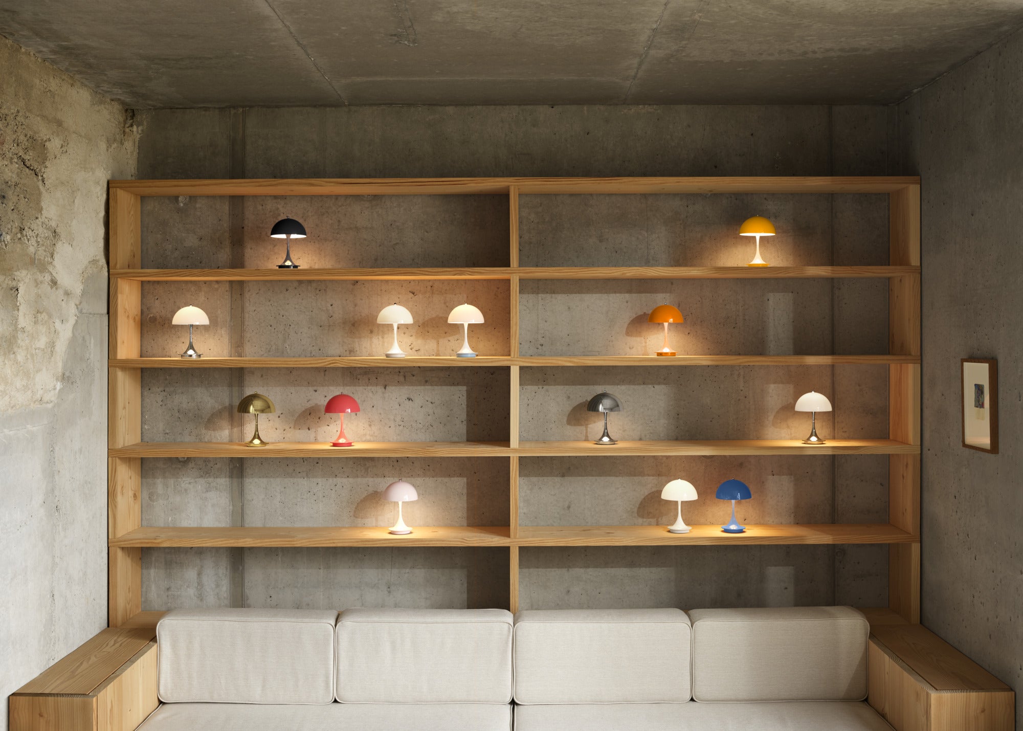 Tragbare Lampe PANTHELLA 160 verchromt