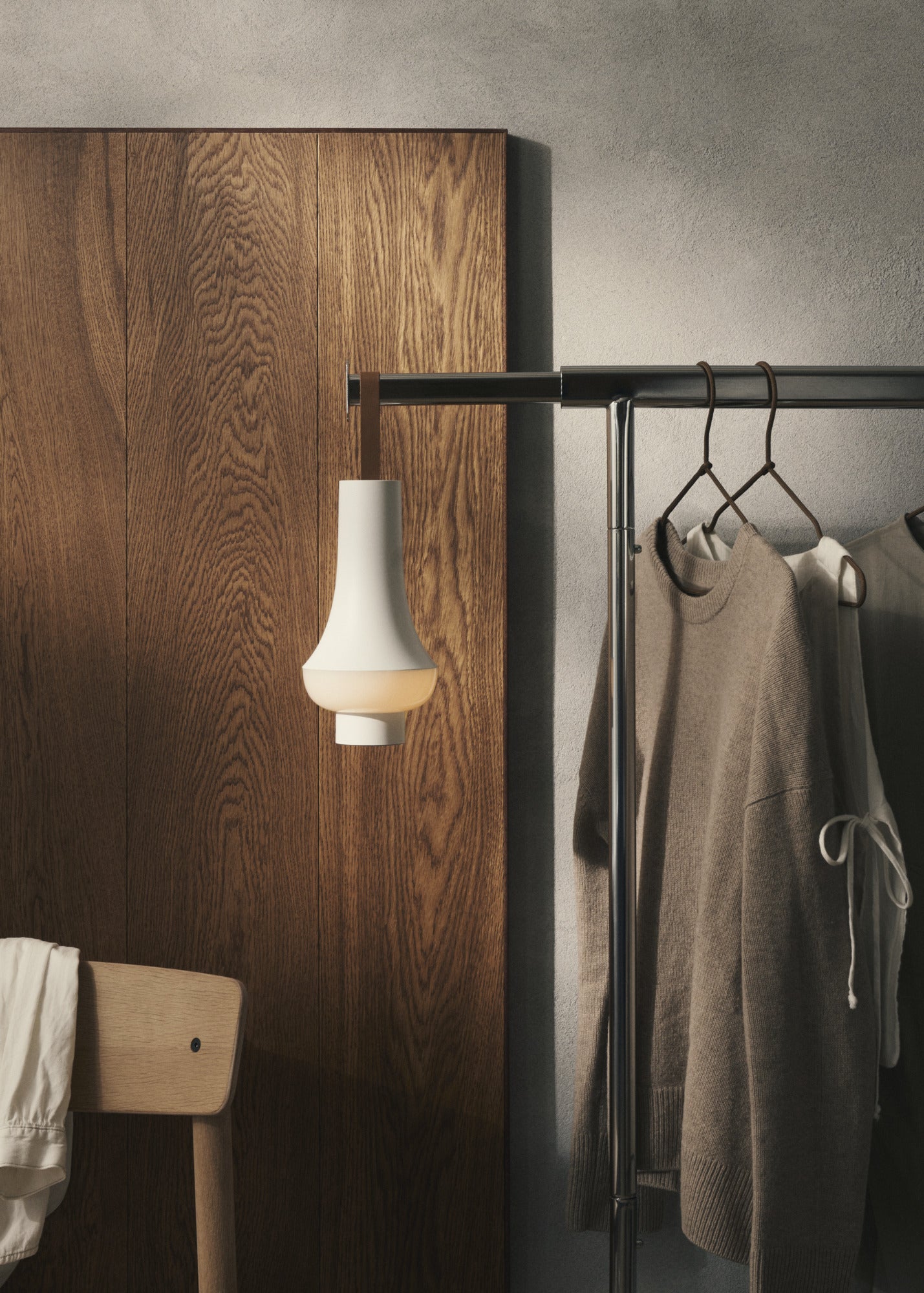 Tragbare Lampe TOMOSHI weiß