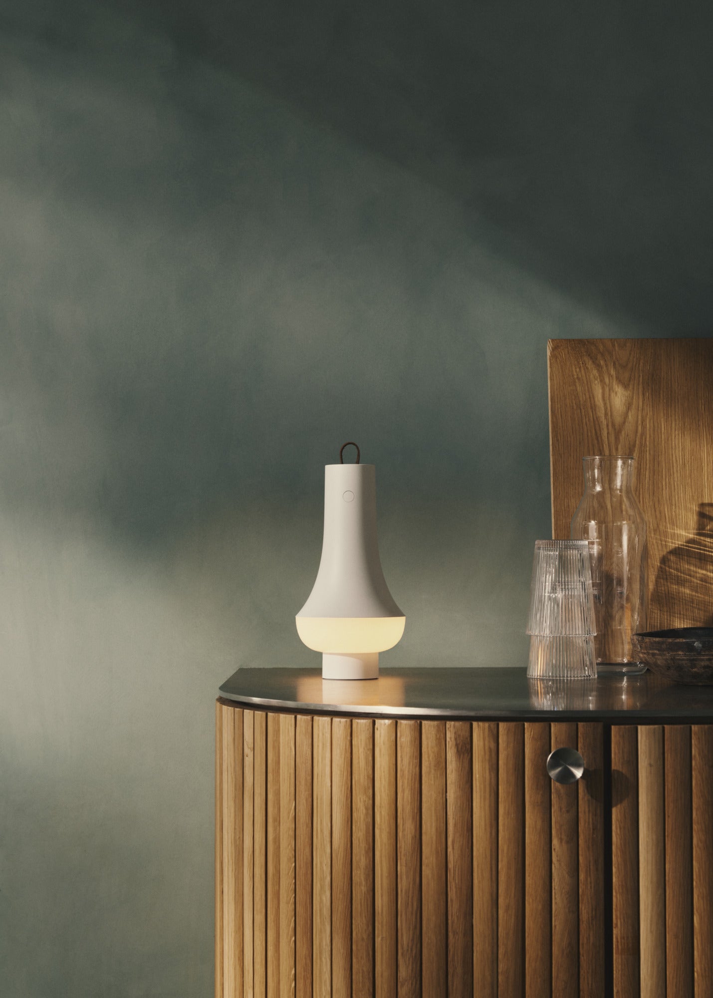 Tragbare Lampe TOMOSHI weiß