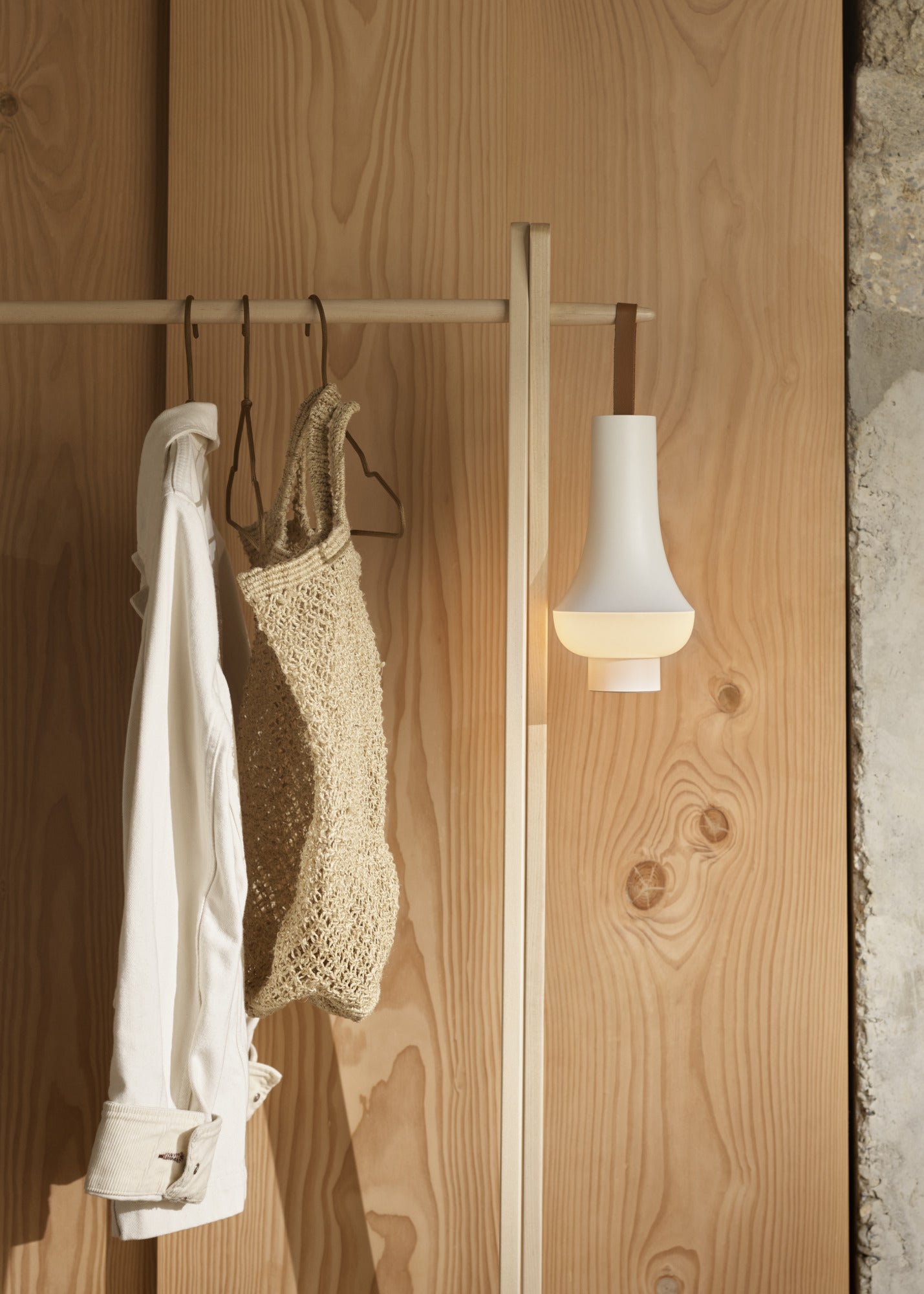 Tragbare Lampe TOMOSHI weiß