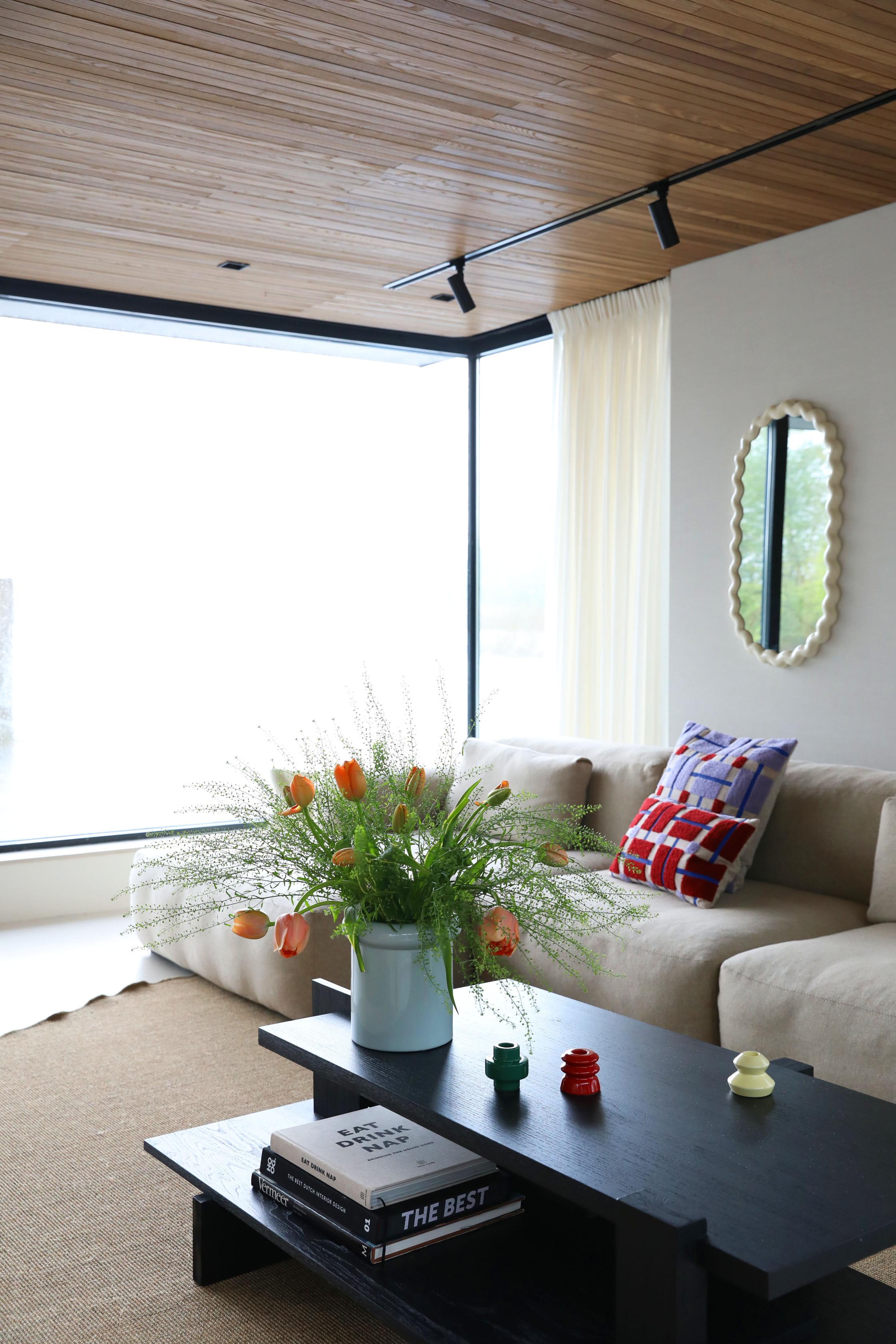 PLANO Cushion Cover Purple with Beige and Burgundy