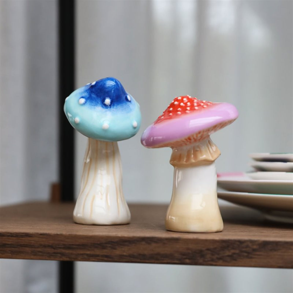 Salz- und Pfefferstreuer MAGIC MUSHROOM farbige Keramik