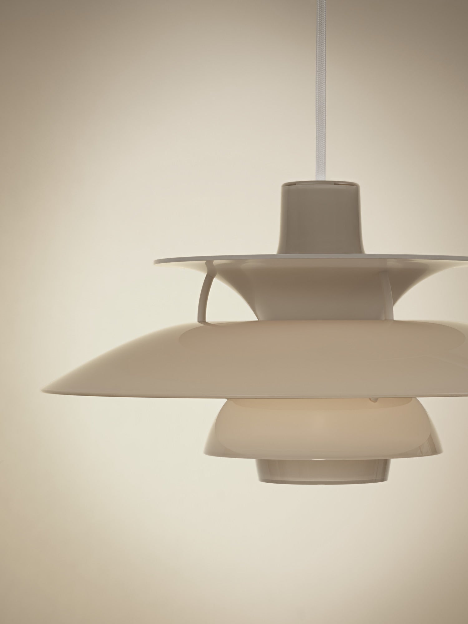 Lampa wisząca PH 5 OPAL beżowy