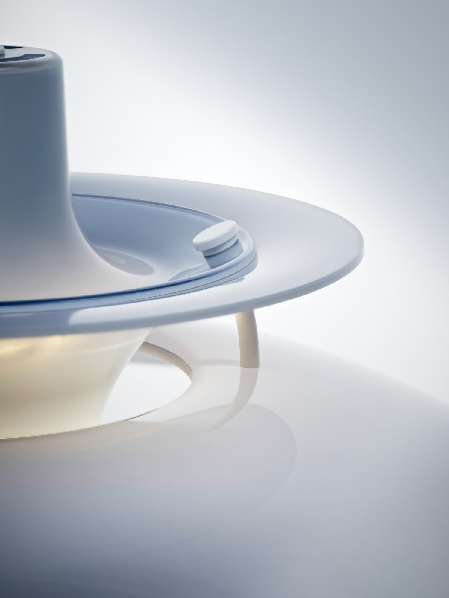 Lampa wisząca PH 5 OPAL błękitny