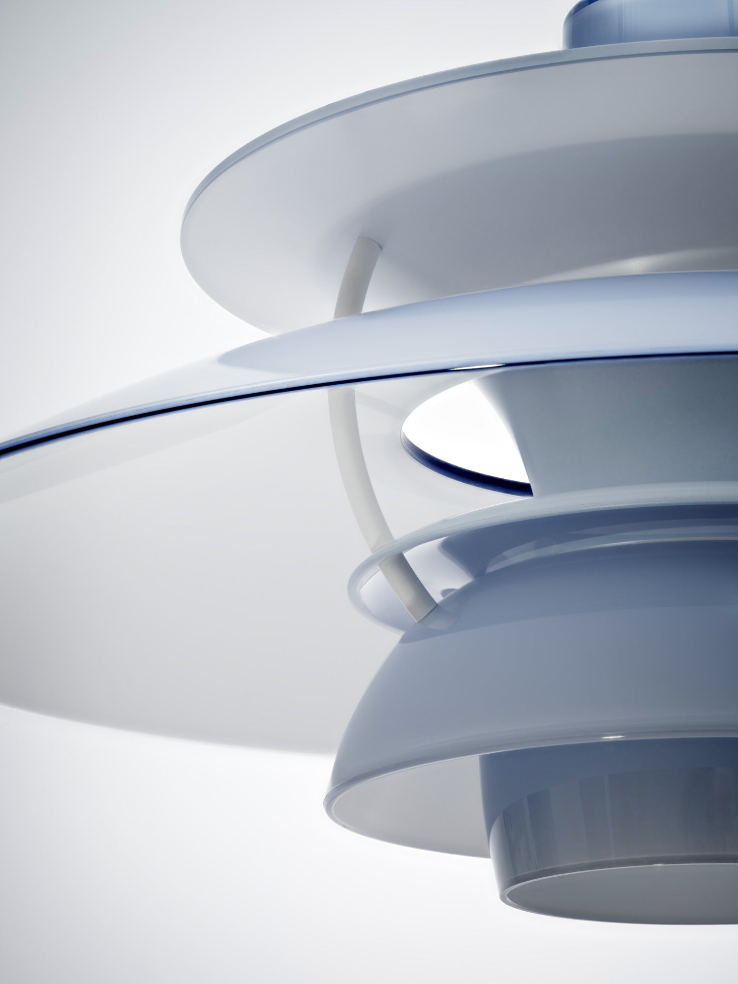 Lampa wisząca PH 5 OPAL błękitny