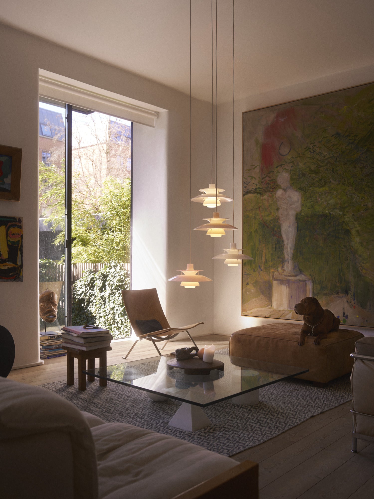 Lampa wisząca PH 5 OPAL beżowy