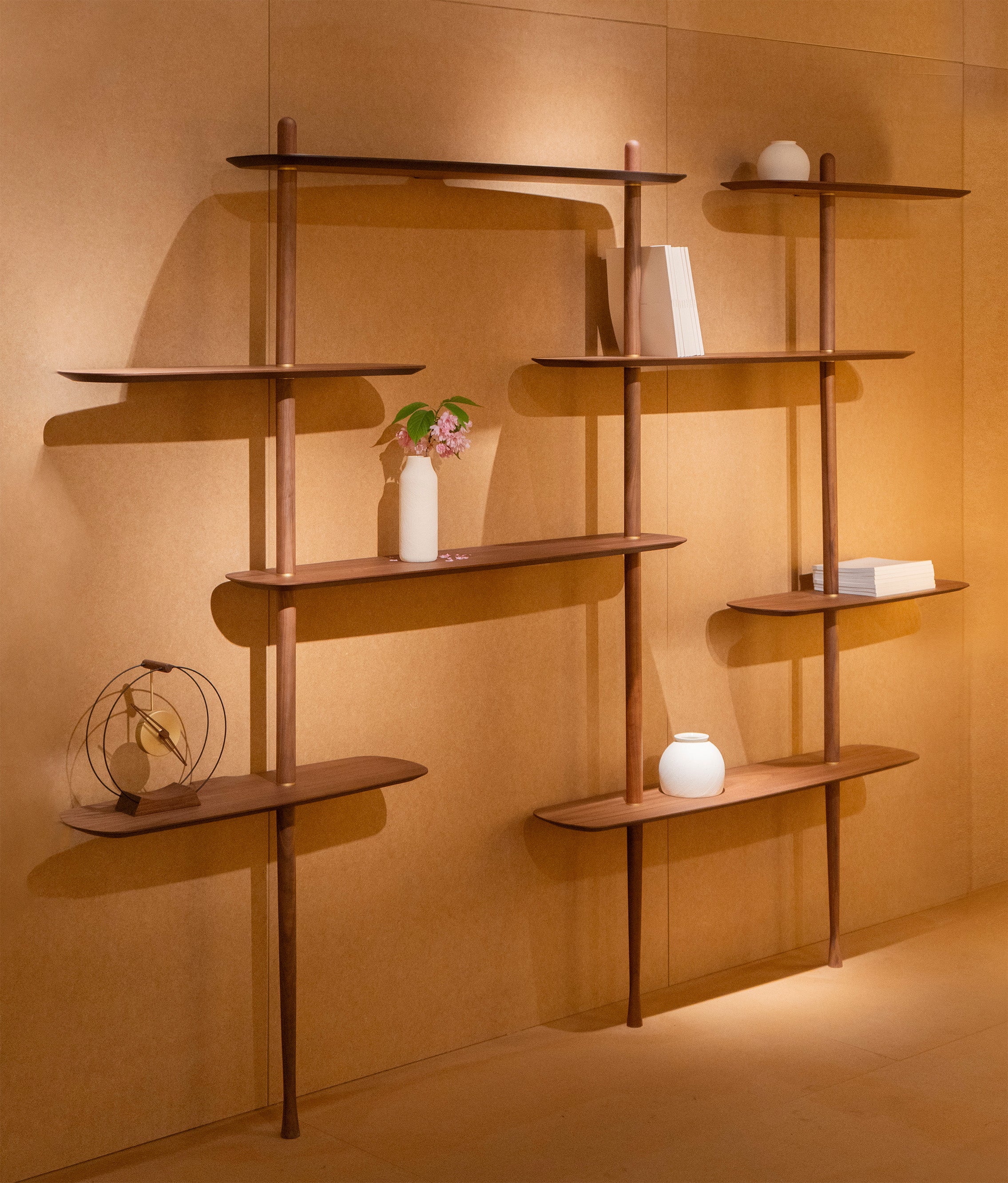 AXIS 3 Wall Shelf in Black Ash Veneer