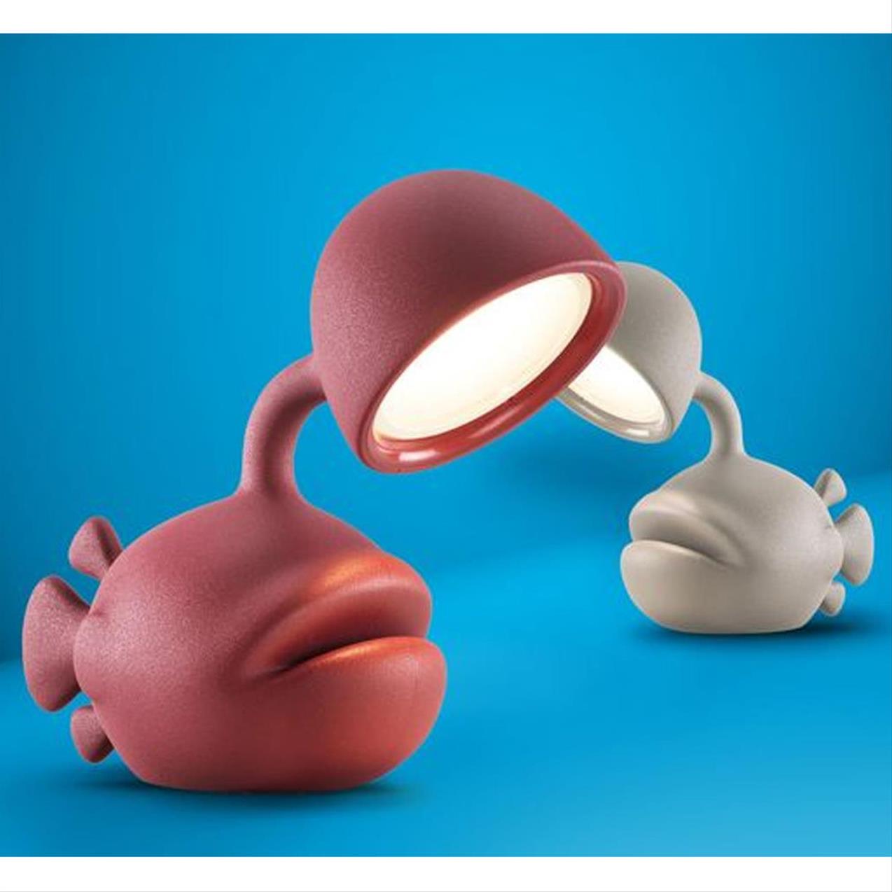 ABYSS gray table lamp