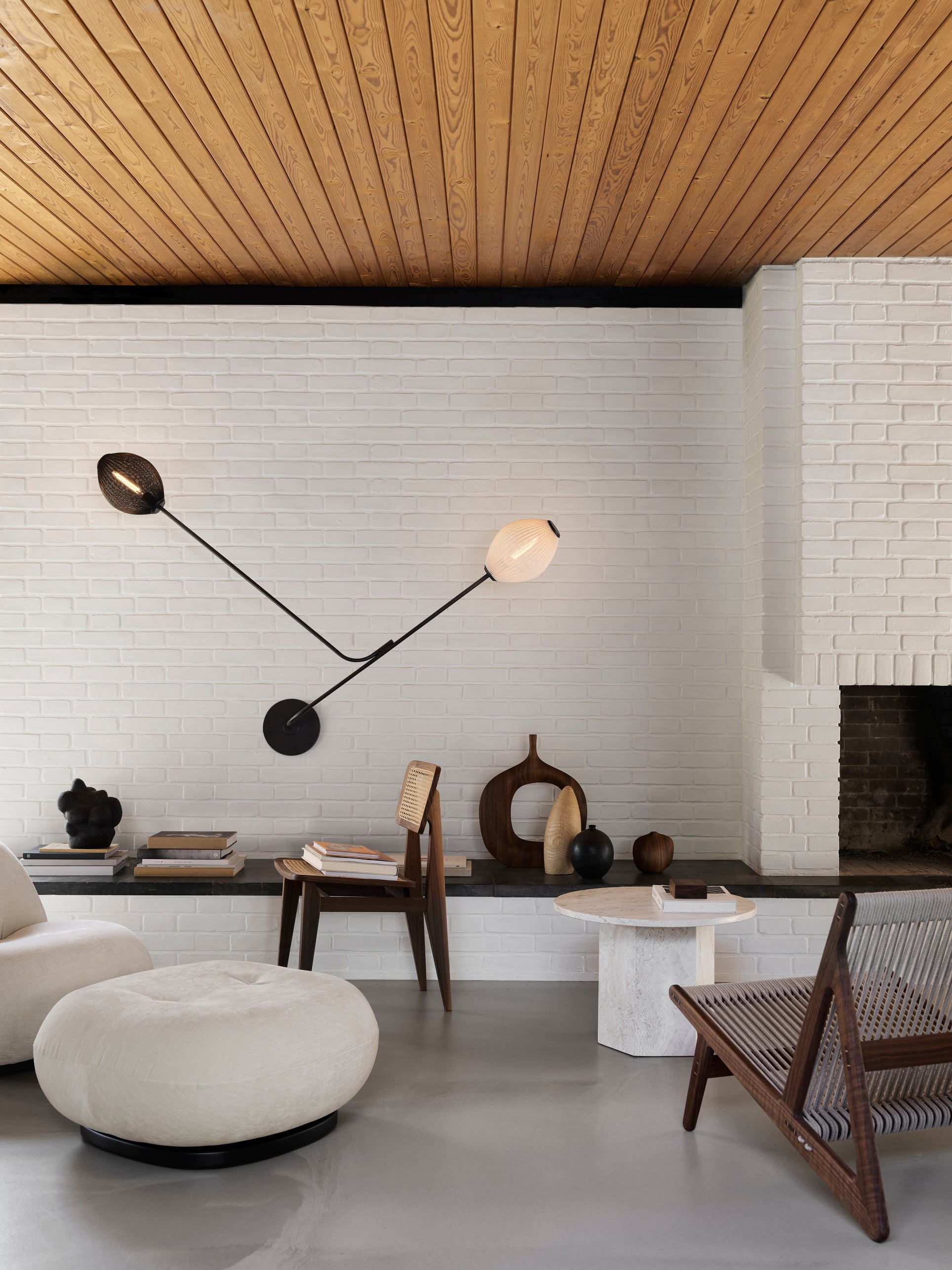 SATELLITE wall lamp black