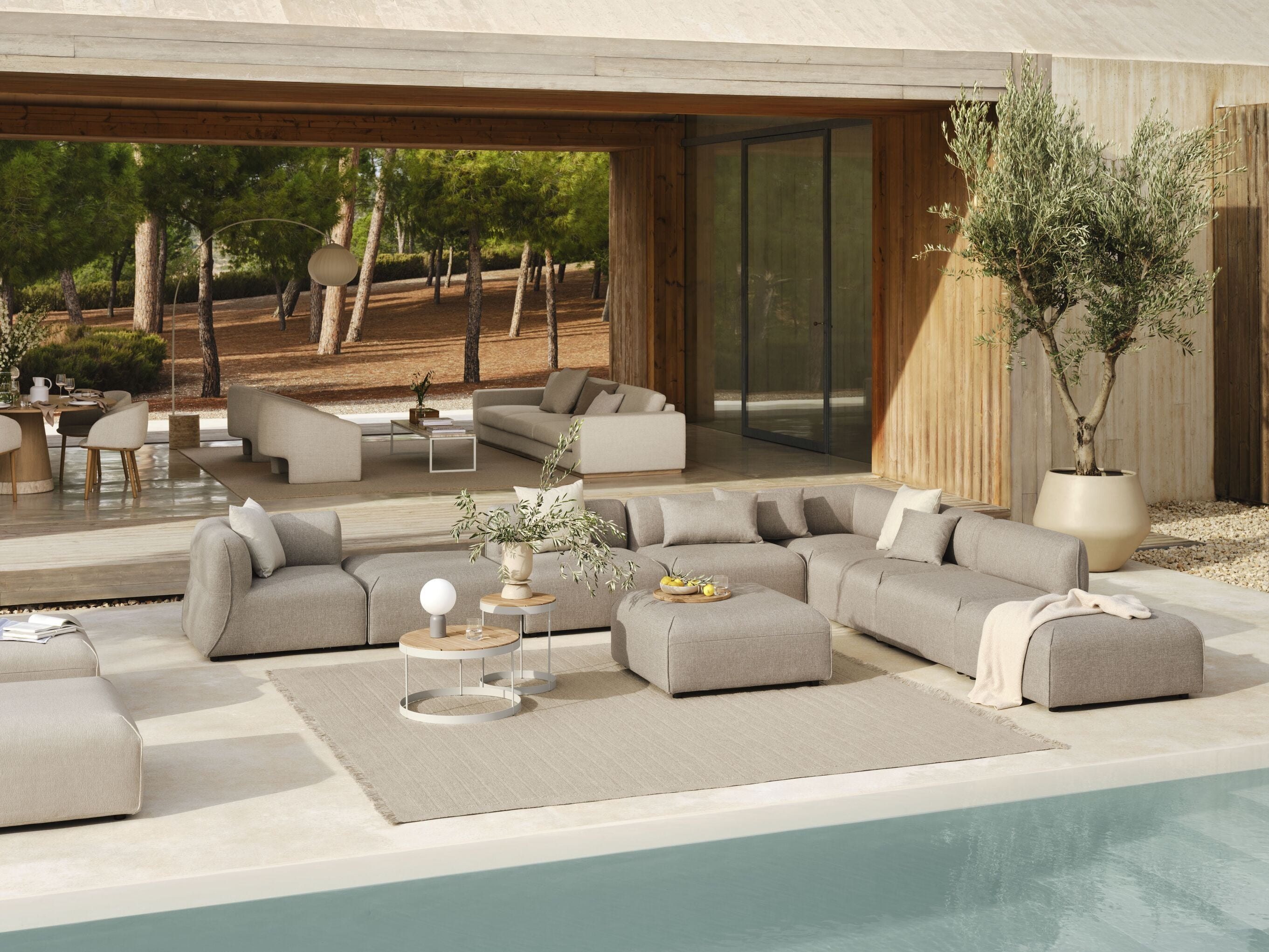 Modulares Sofa Arke - zentrales Polstermodul