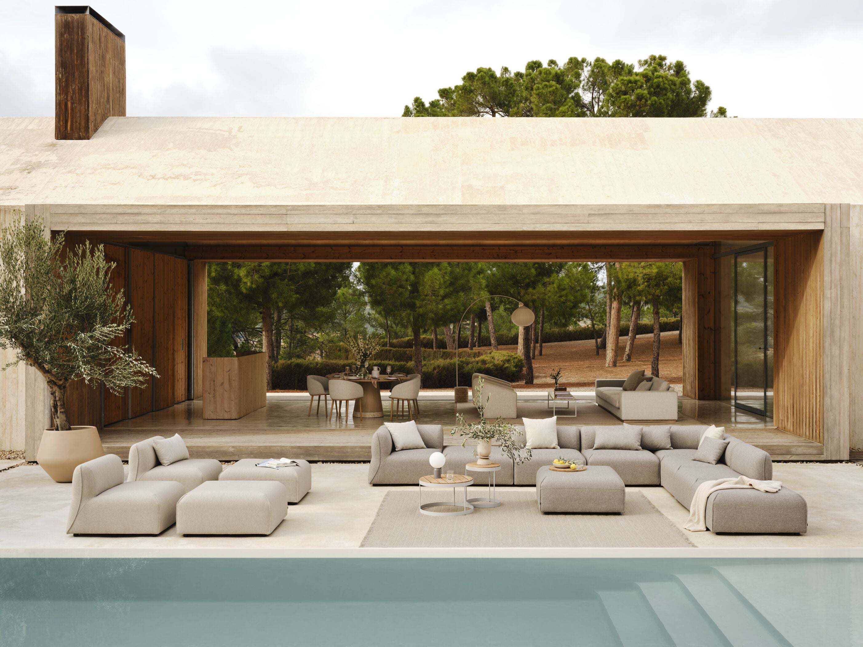 Modulares Sofa Arke - zentrales Polstermodul