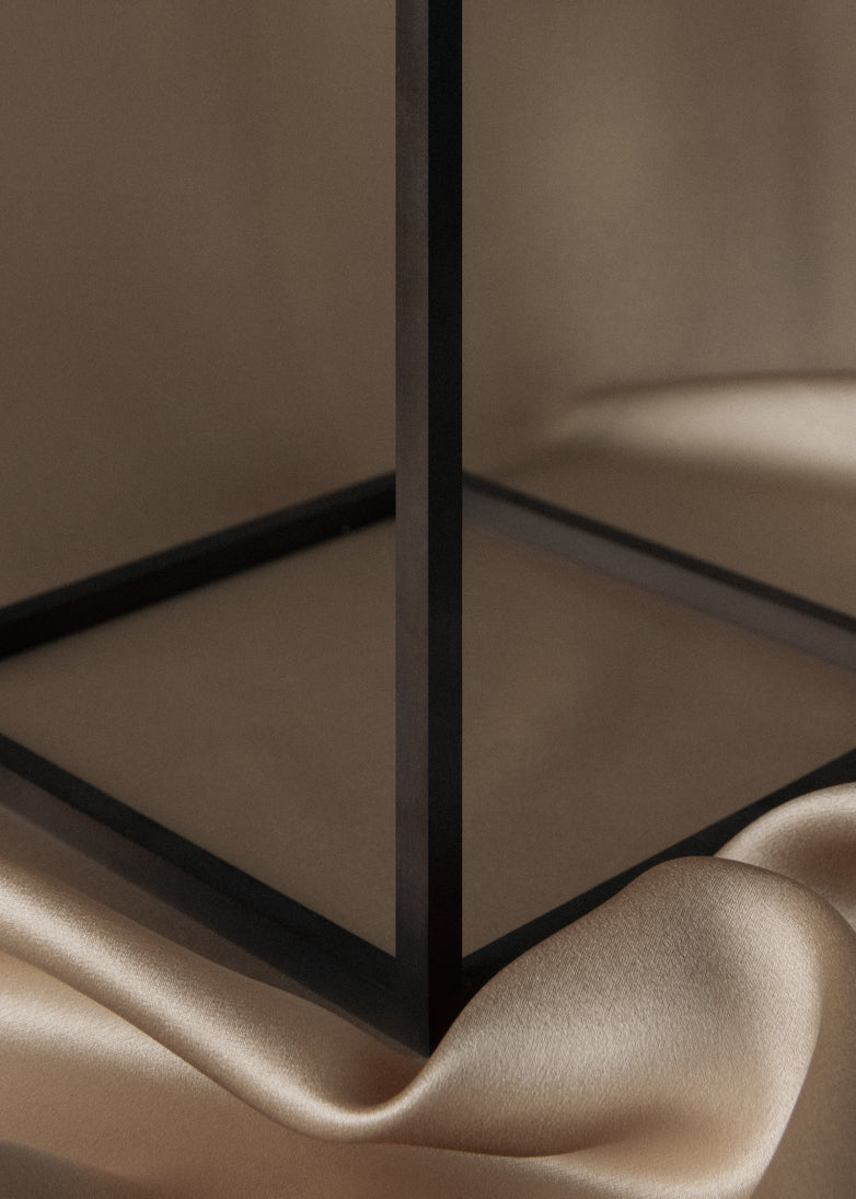 Silver KUBUS Candle Holder