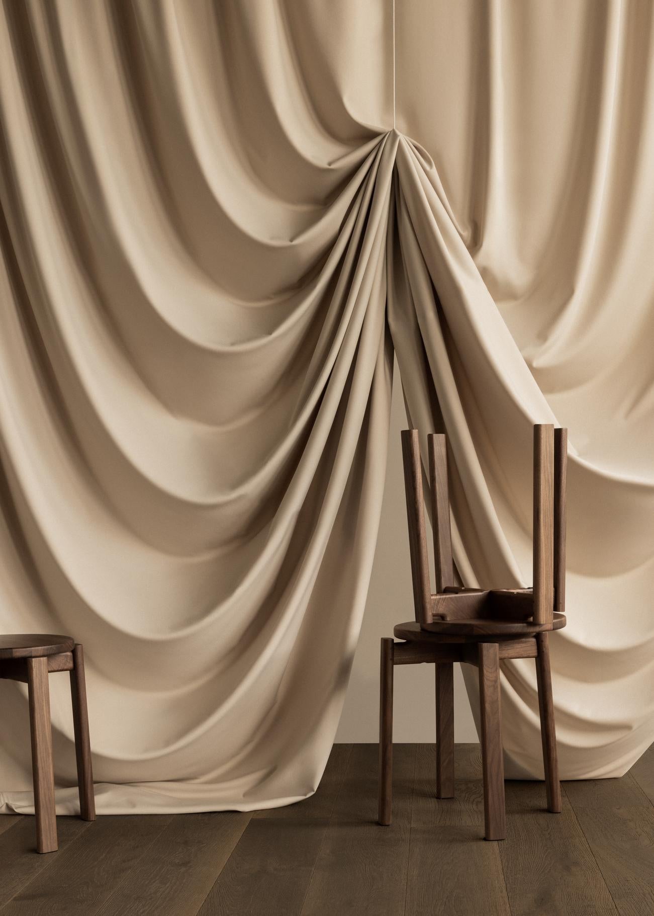 Hocker PASSAGE Eichenholz