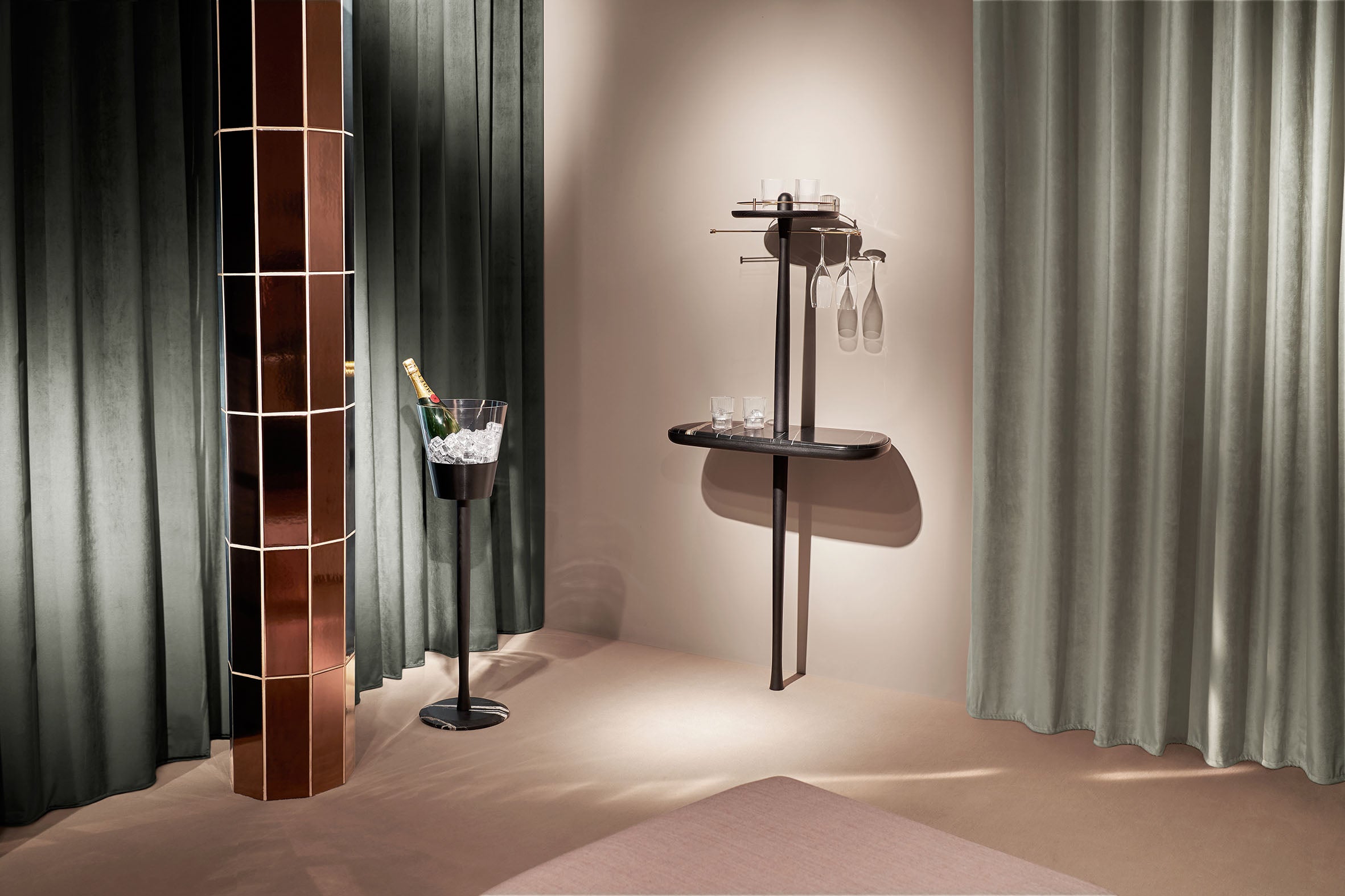 BAR lite wall shelf wood