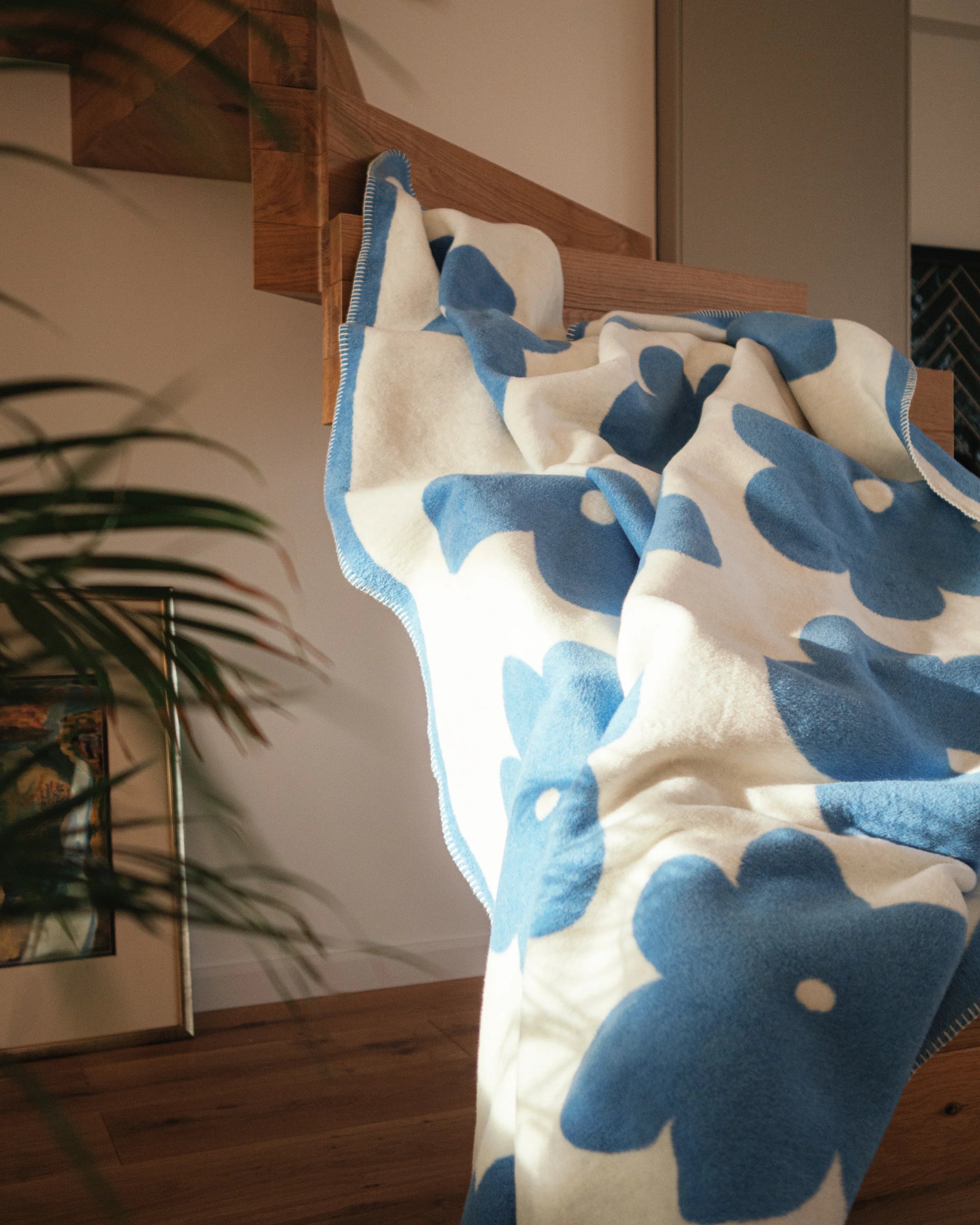 Koc FLO Himmelblau und Ecru