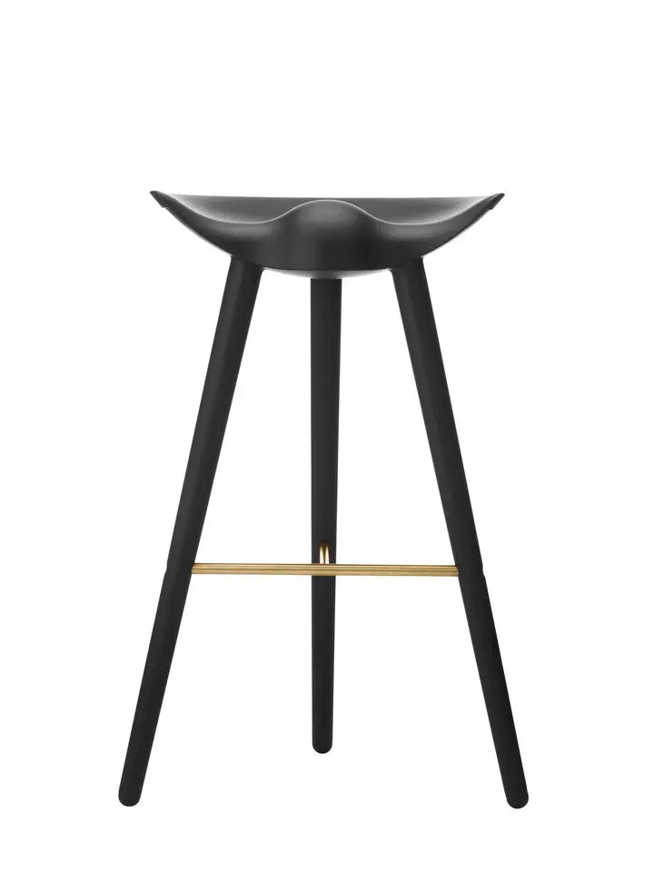 Hocker ML 42 schwarzes Buchenholz