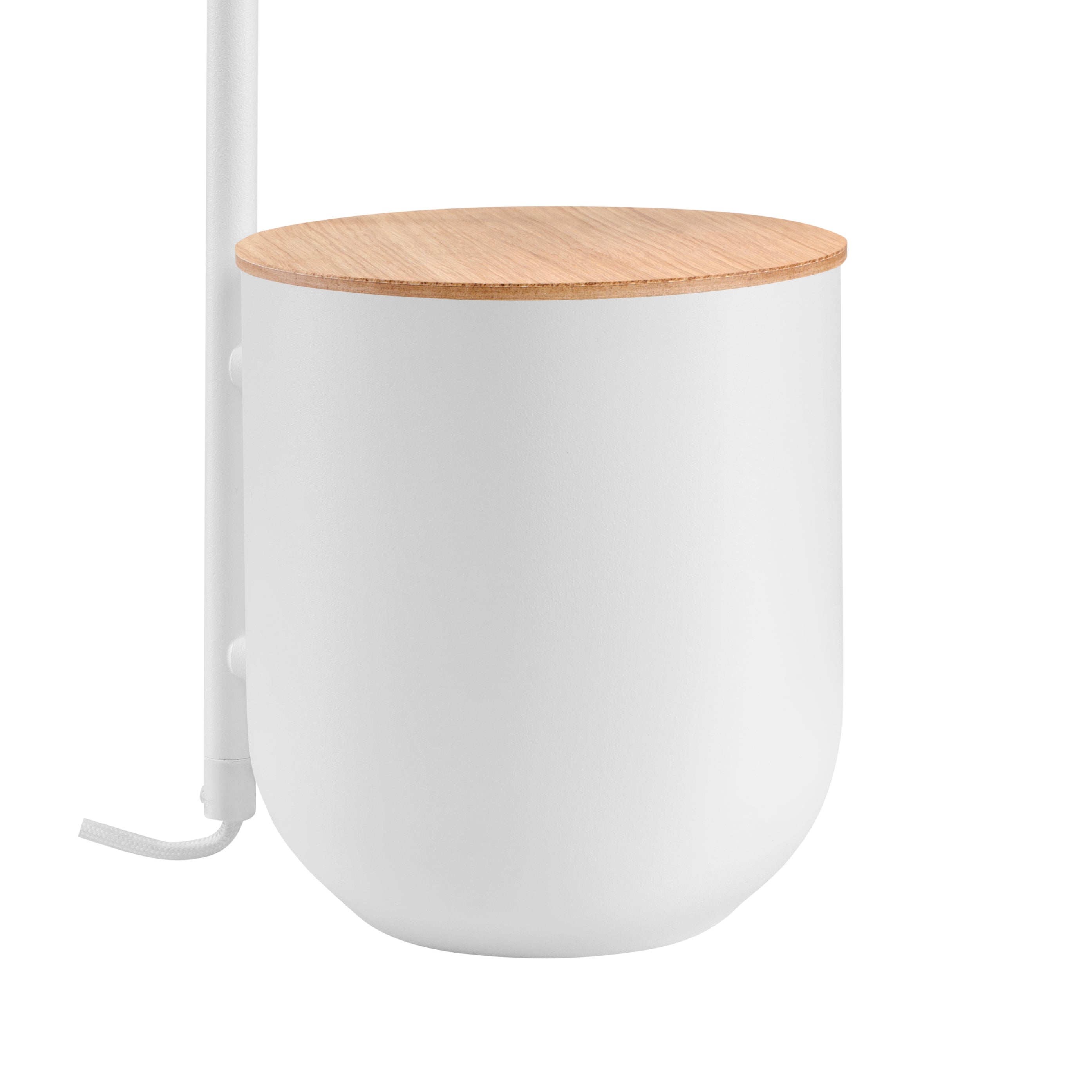 Schreibtischlampe BOTANICA WOOD weiß