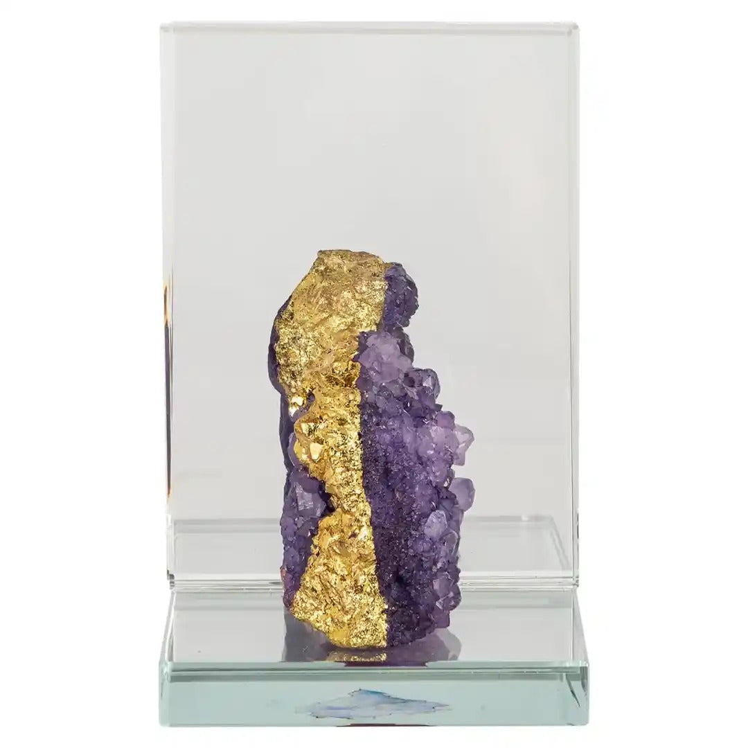 AGATE Bookend with Agate Crystal