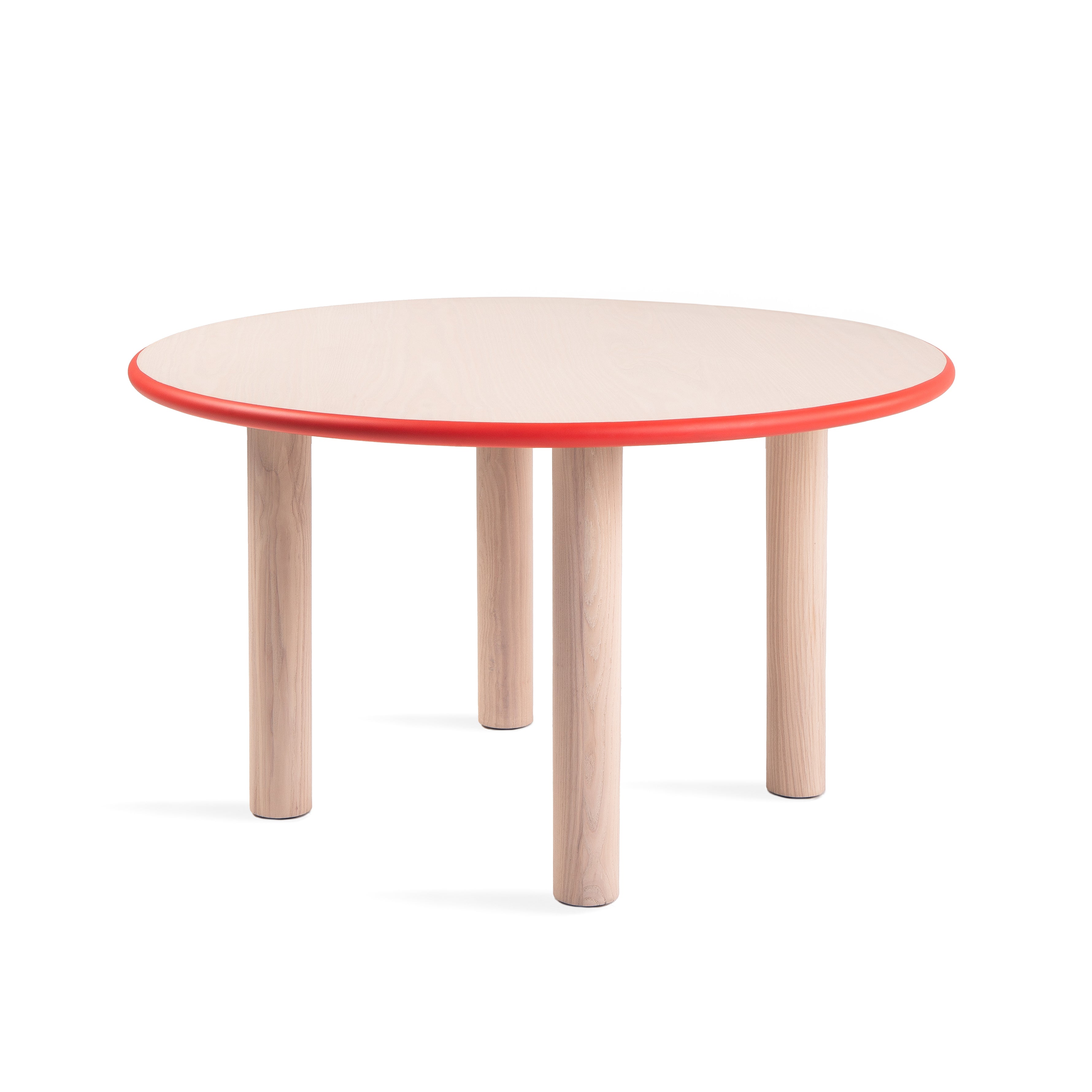 Round Children's Table BABY PAUL Natural Ash Wood