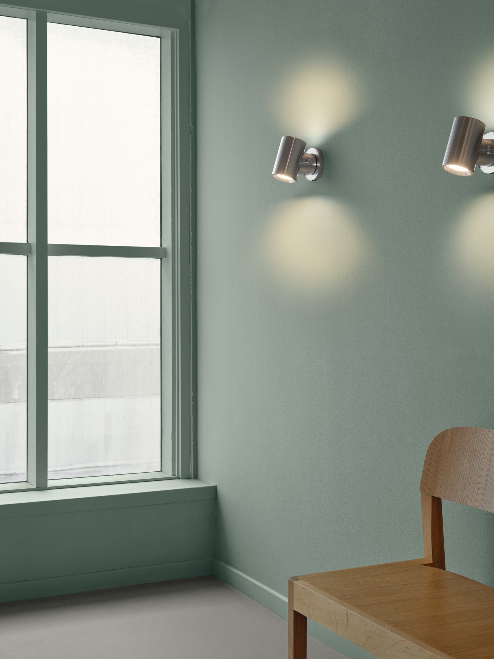 Lampa ścienna BEAM polerowane aluminium