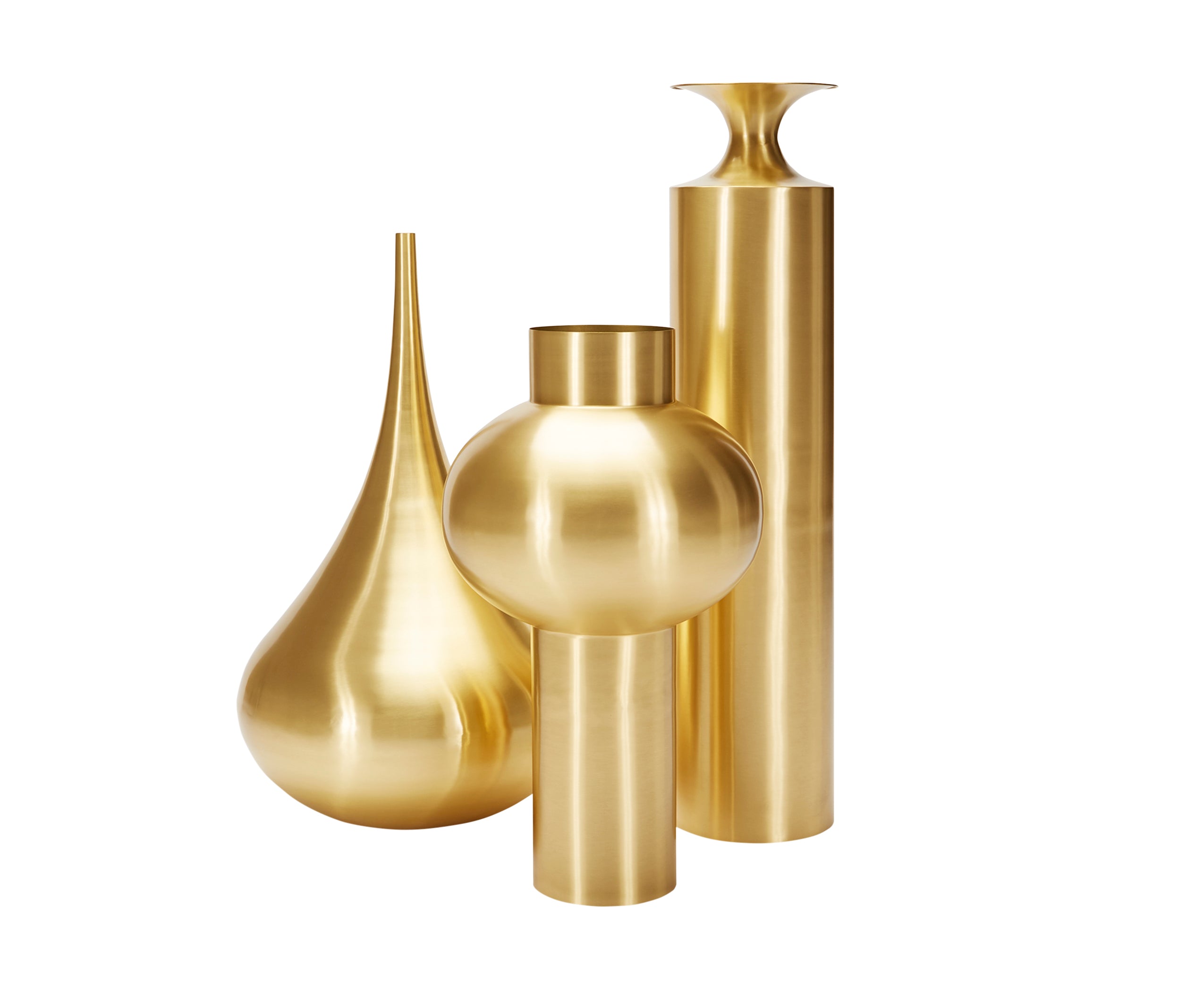 Messingvase schlagen