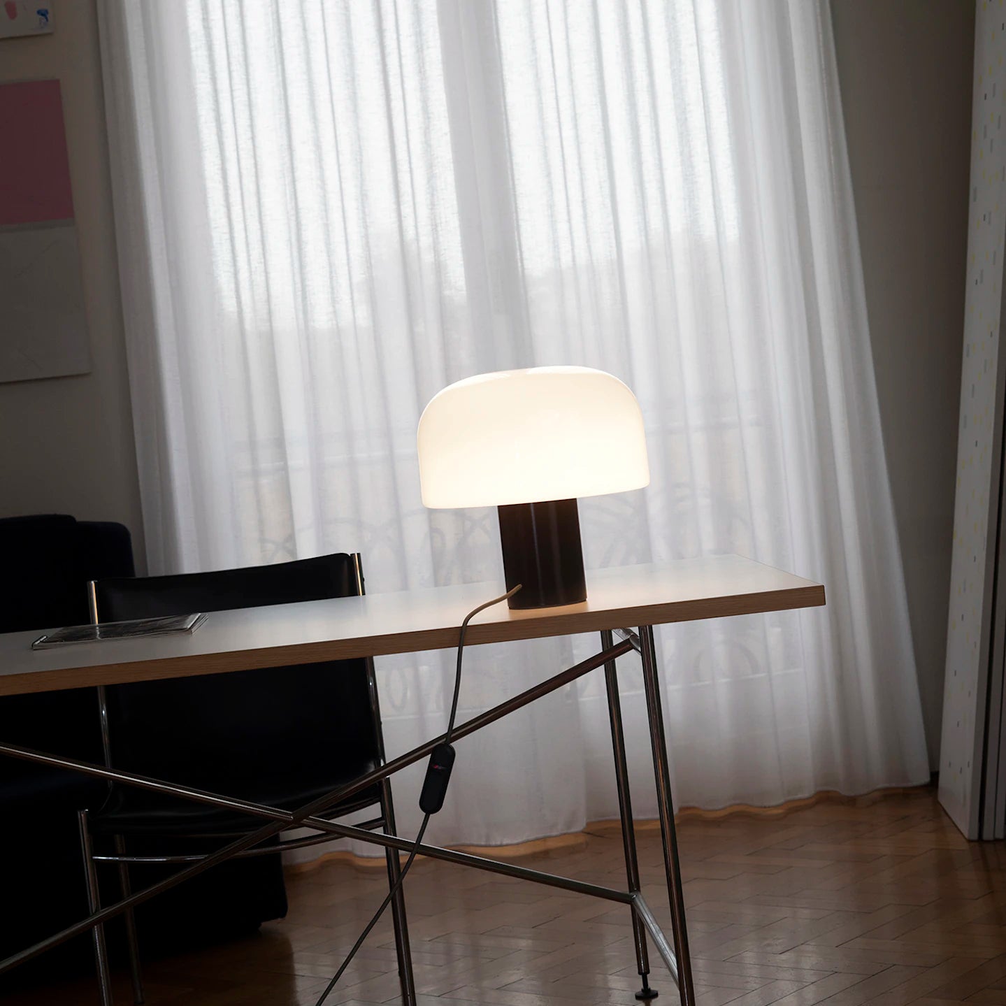 Tischlampe BELLHOP T braun