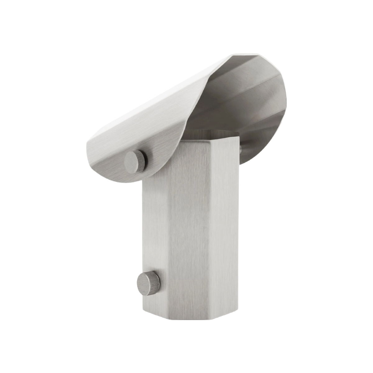 Tragbare Lampe APOLIN gebürsteter Stahl