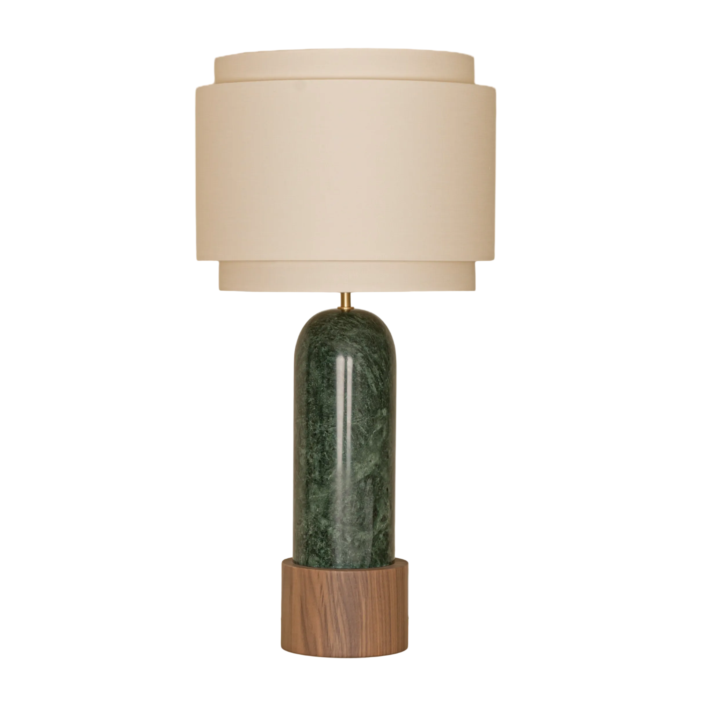 PURA KELO DOUBLE Table Lamp Green Marble