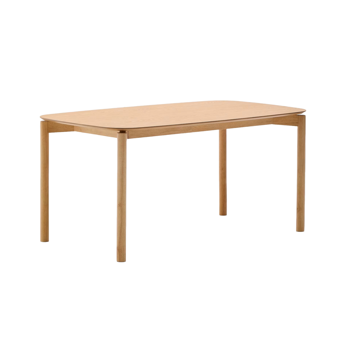 Rechteckige Tabelle Indien Furnierasche
