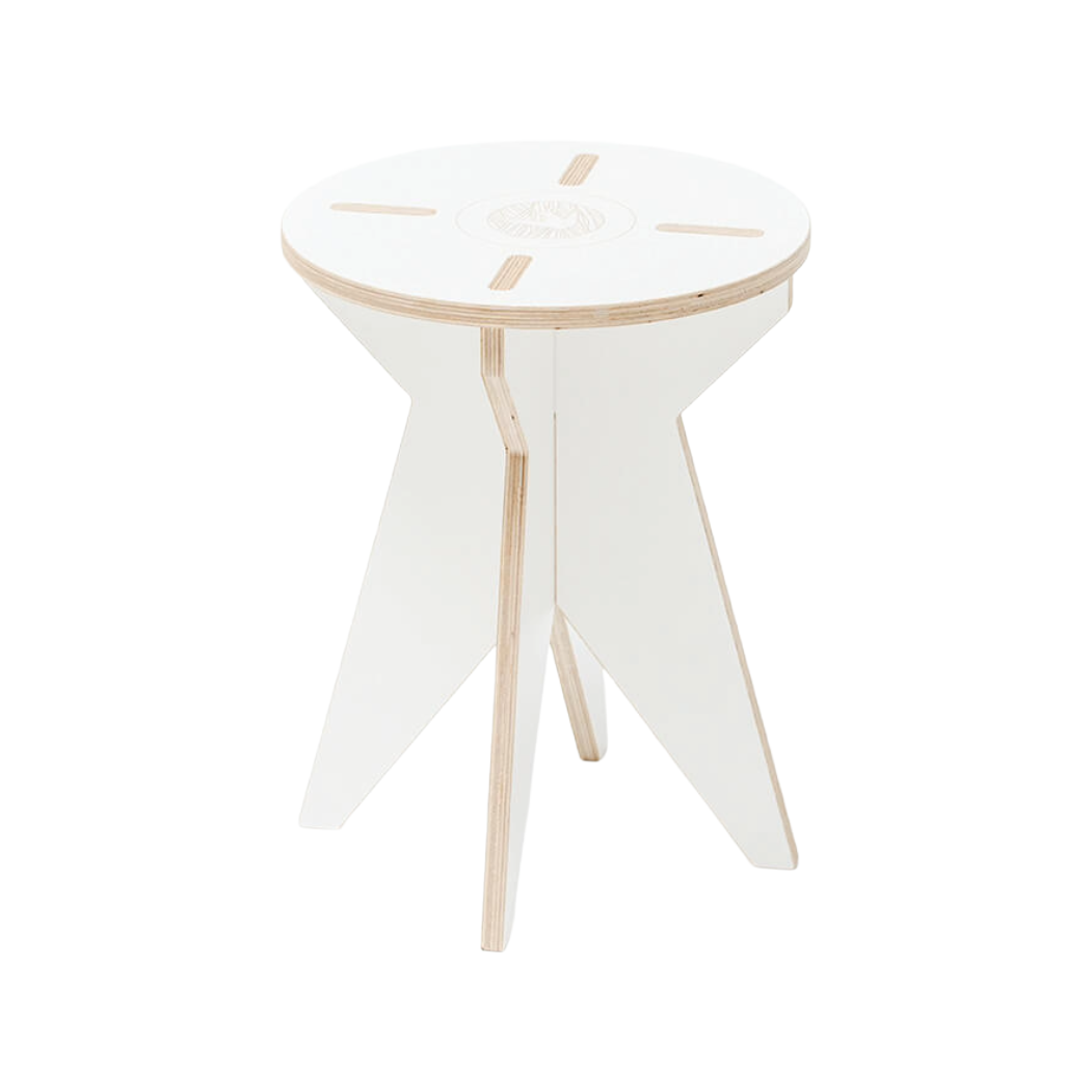 ST STOOL white