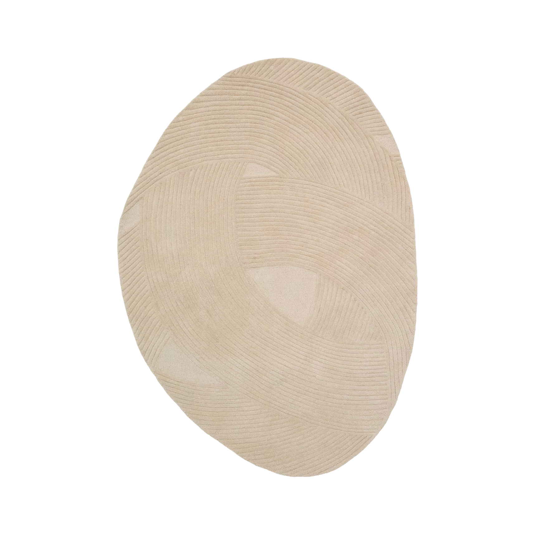 Oval rug DOMM cream
