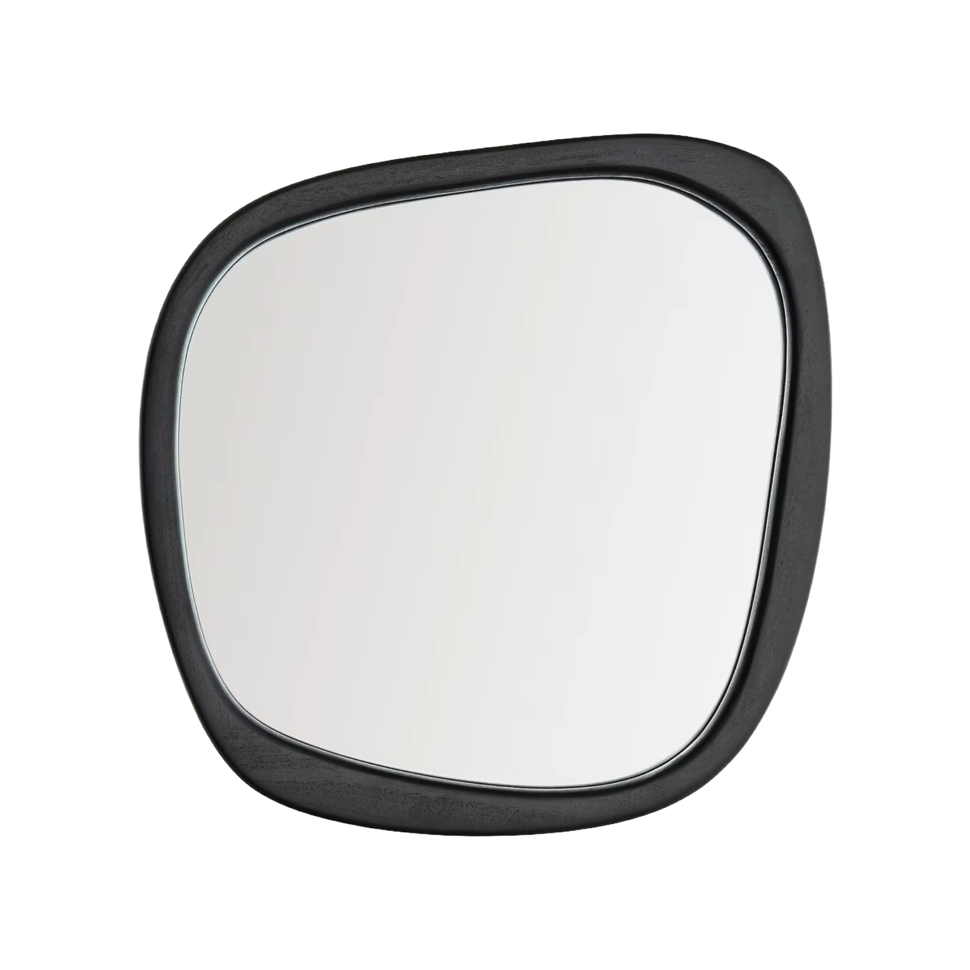 ALURA Mirror Black Teak Wood