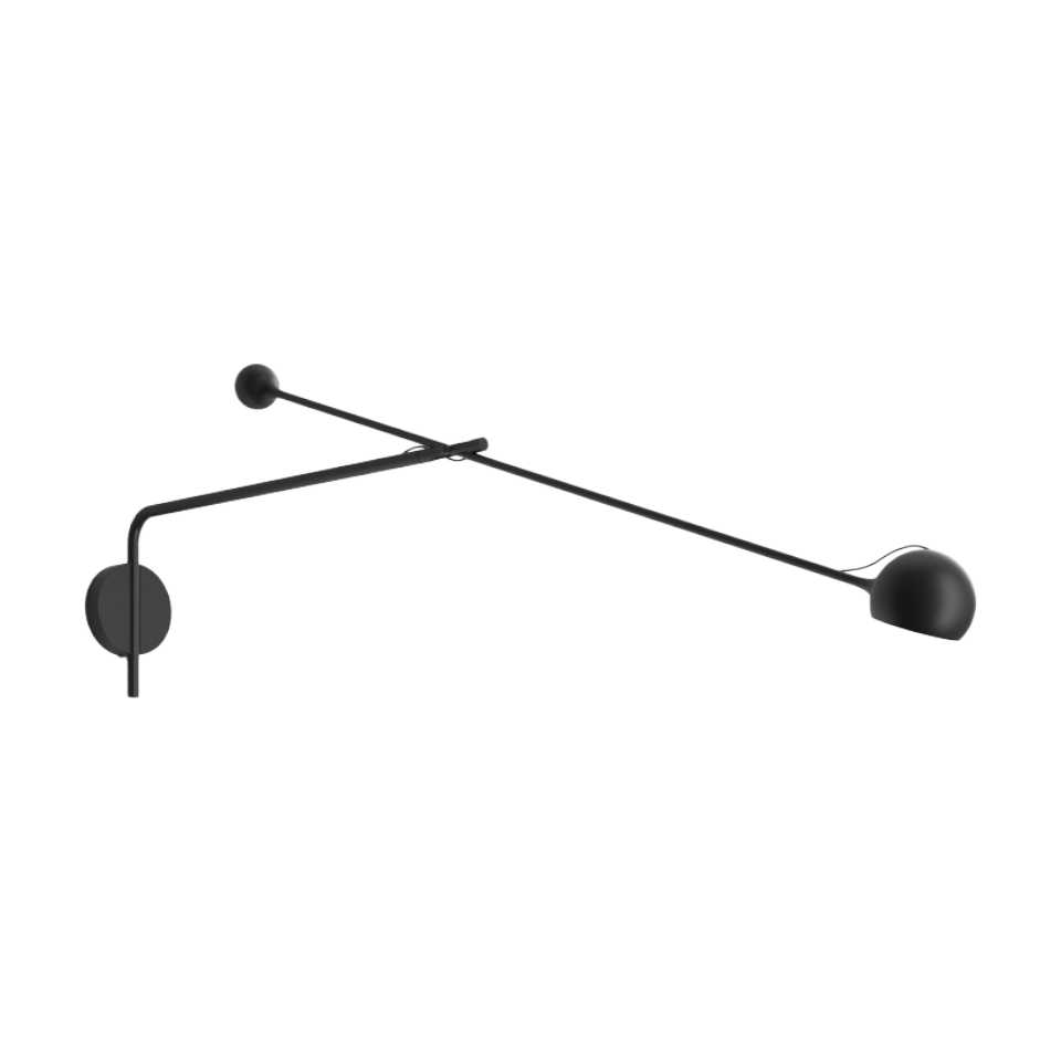 Adjustable Wall Lamp with Arm IXA L Anthracite