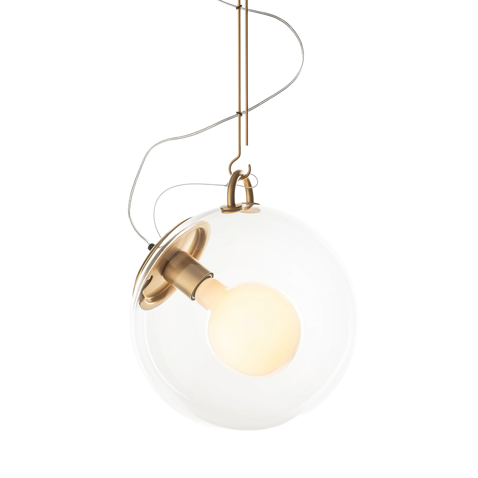 MICONOS Pendant Lamp in Satin Brass