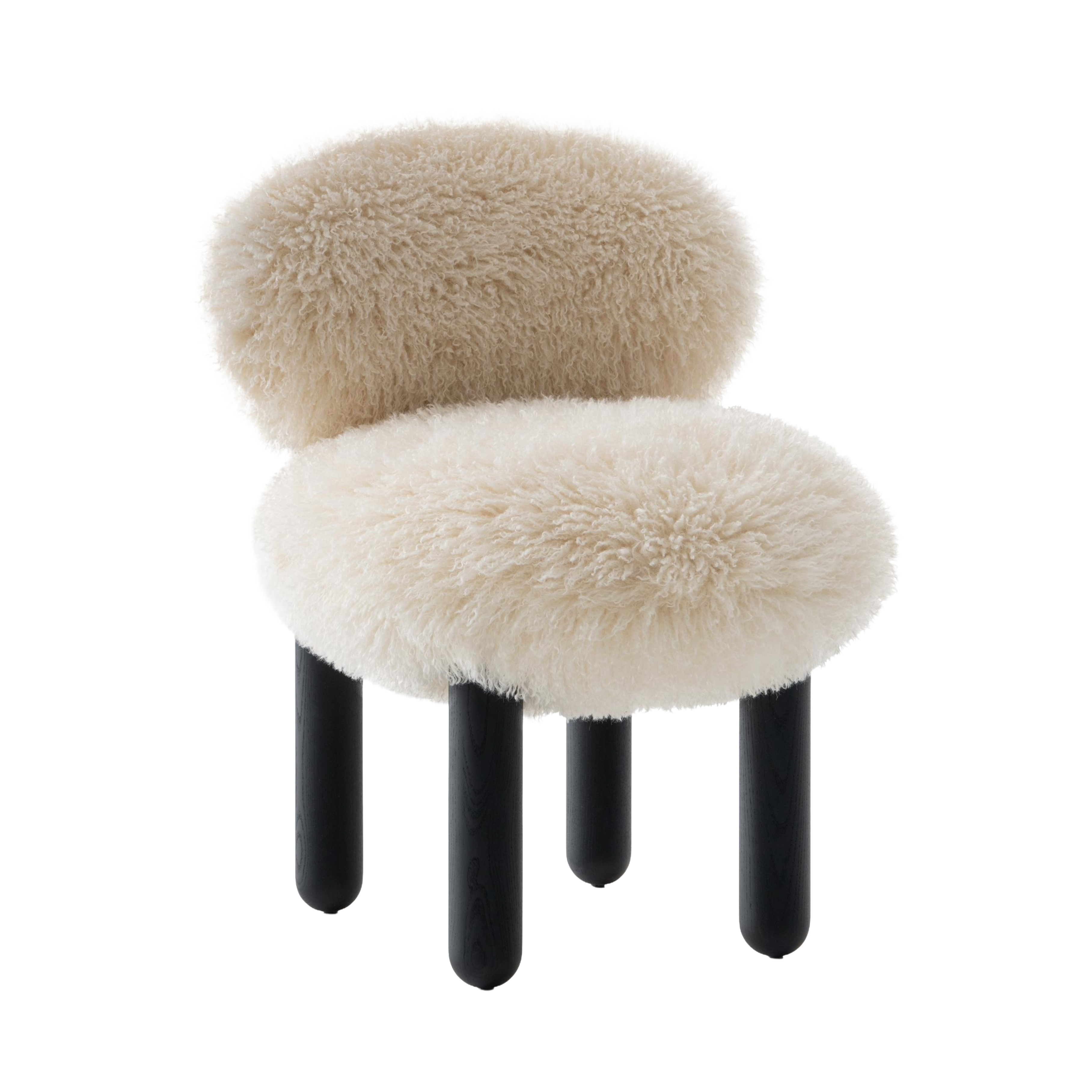 Krzesło FLOCK CS2 - FLUFFY EDITION sztuczne futerko – Noom