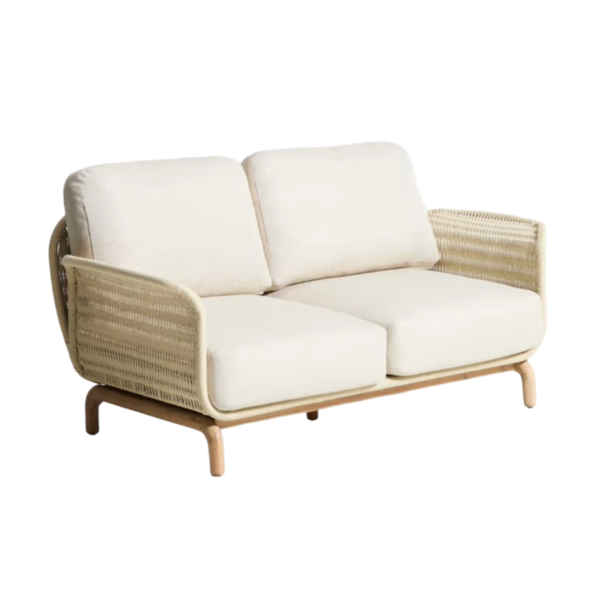Sofa ogrodowa 2-osobowa ALIPA beżowy – Kave Home