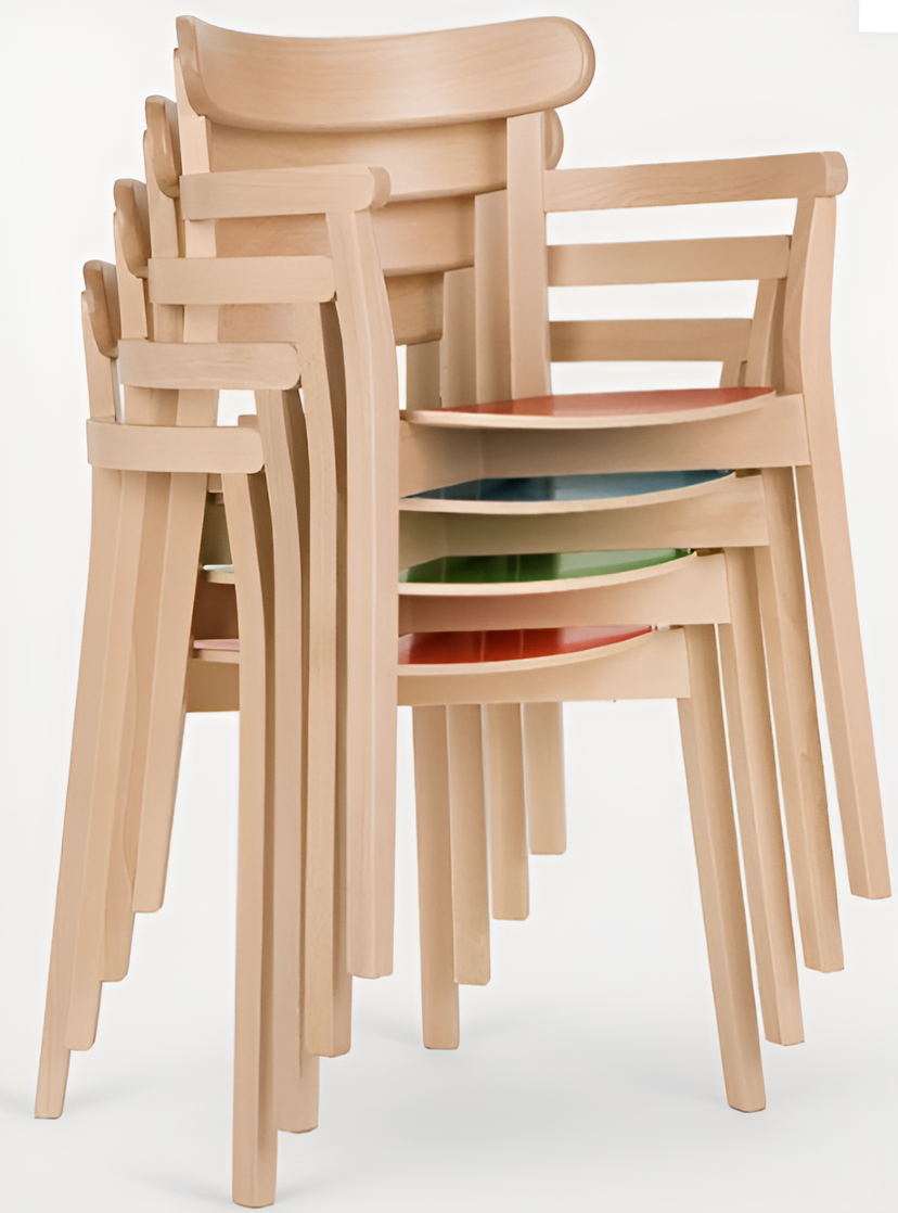 Chair with icho B-4420 Points. Beech wood