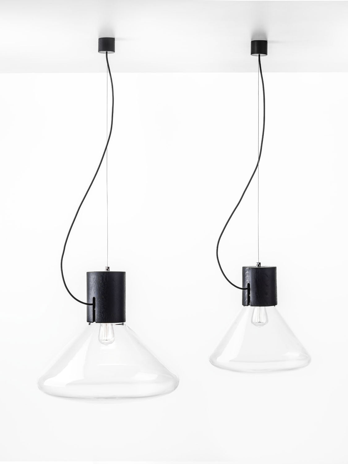 Muffin Hanging Lampe aufblasbares Glas