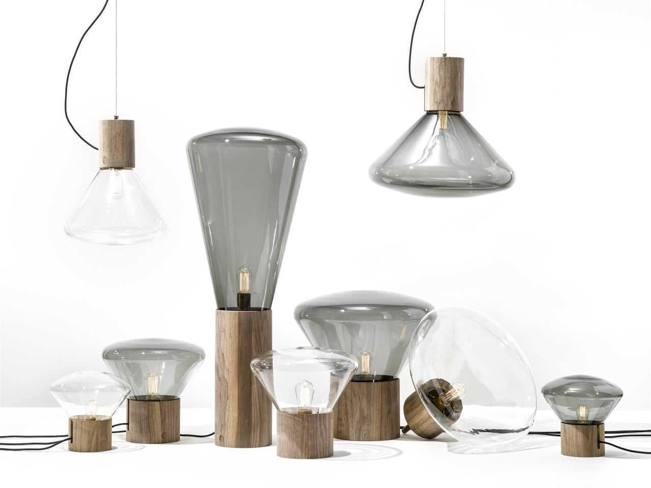 Muffin Hanging Lampe aufblasbares Glas