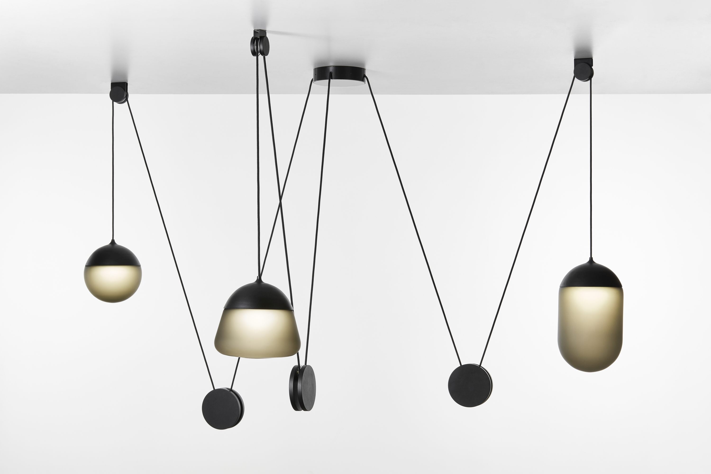 PLANETS pendant lamp matte glass