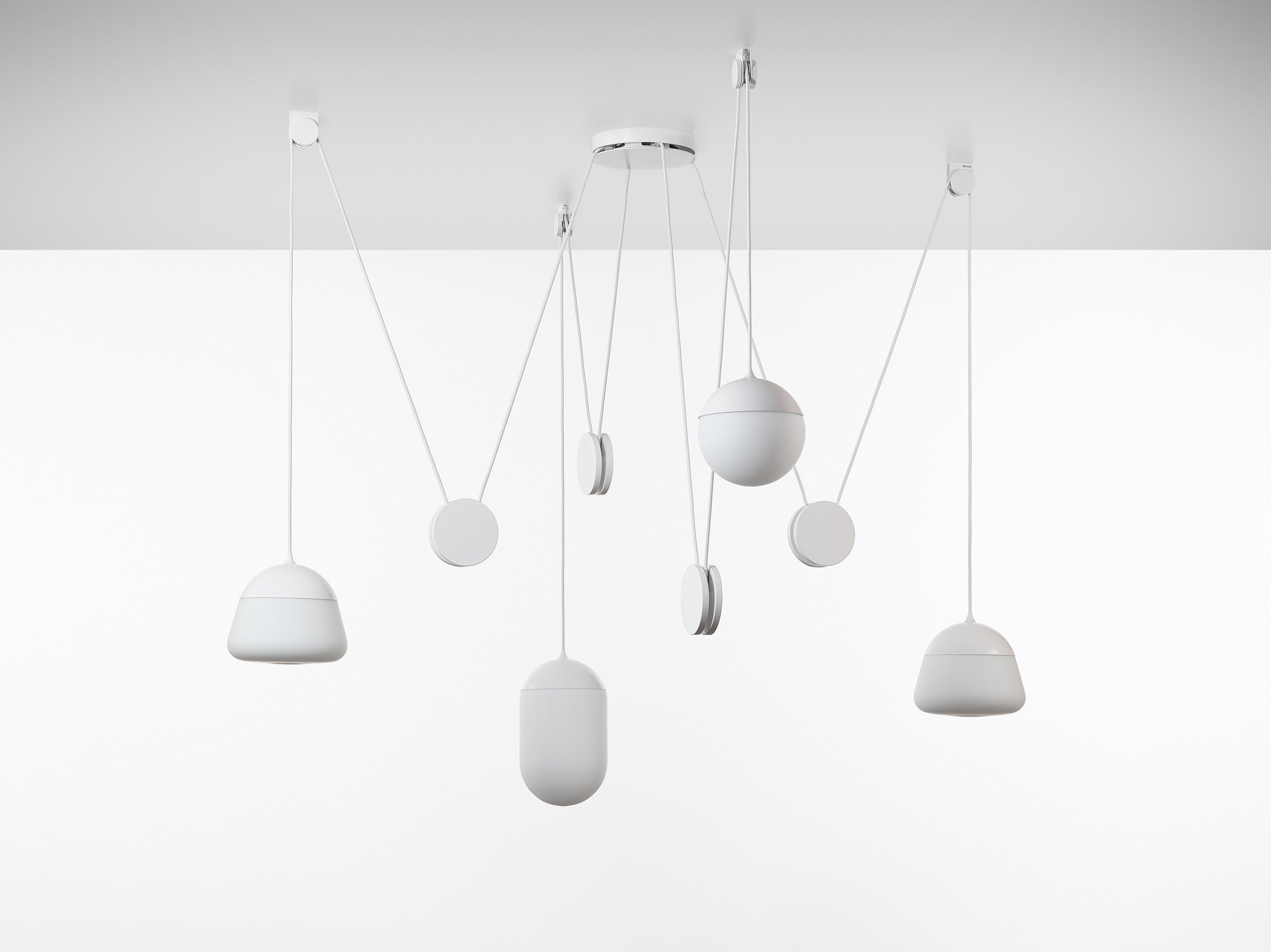 PLANETS pendant lamp matte glass