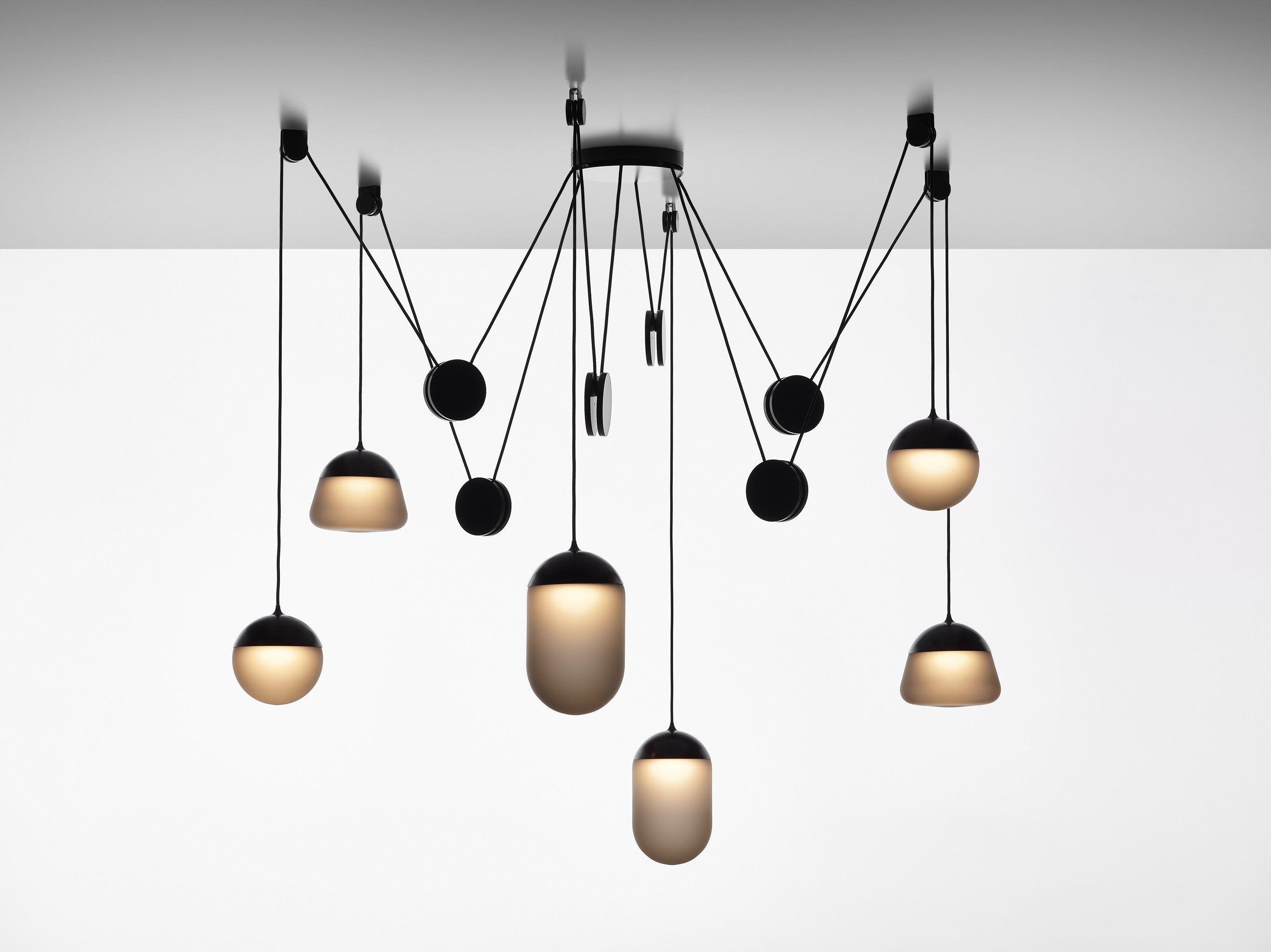 PLANETS pendant lamp matte glass